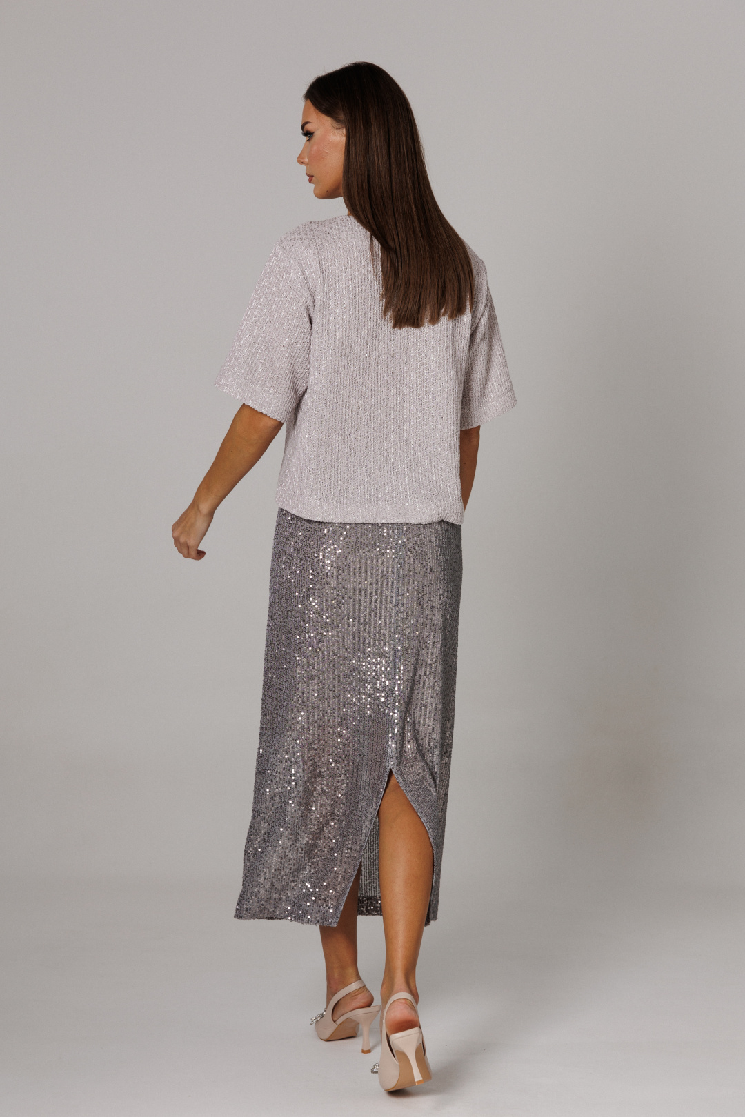 Костюм Lars Style 1153 серый+серый металлик - фото 5