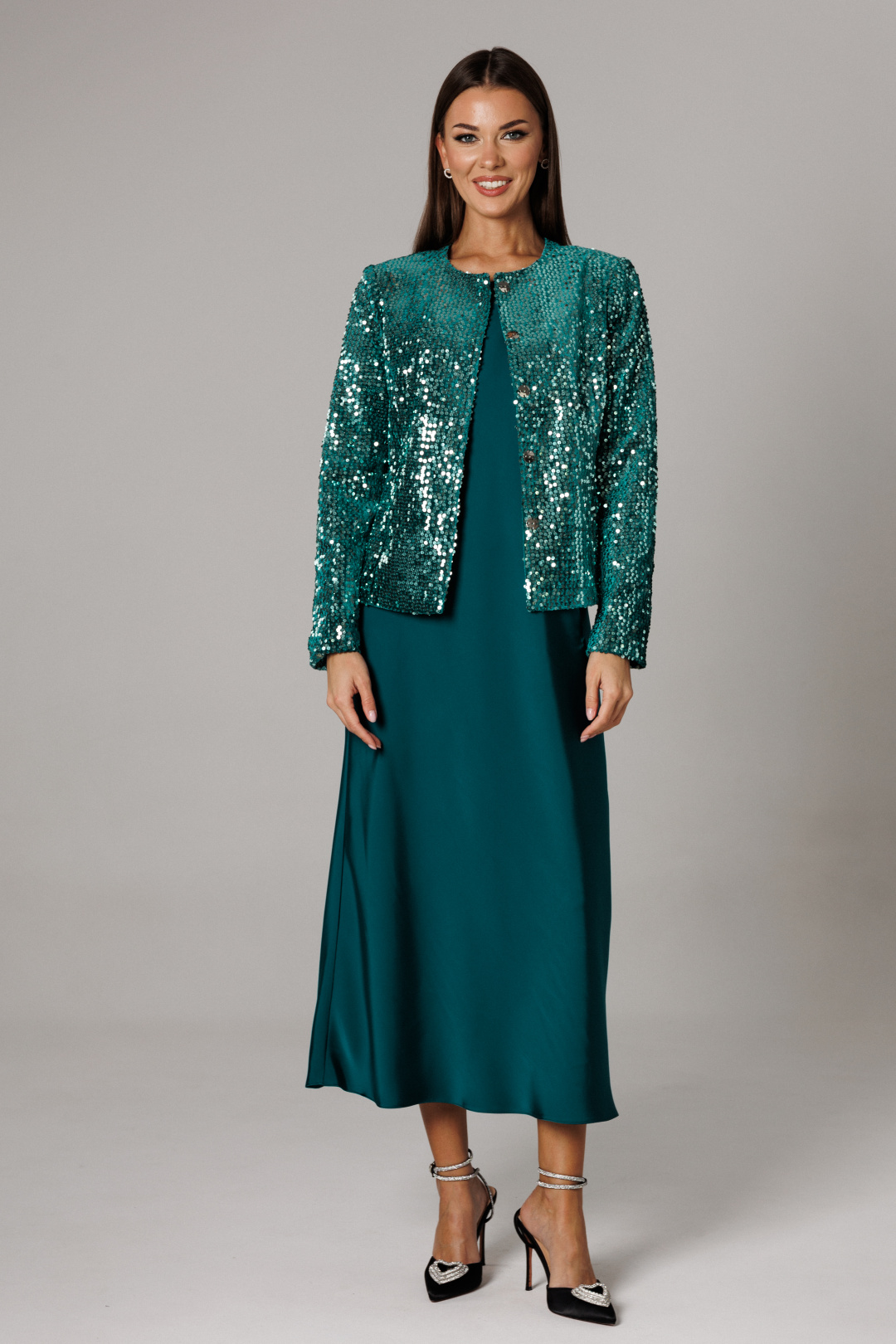 Комплект Lars Style 1158 оттенки_изумрудного - фото 1