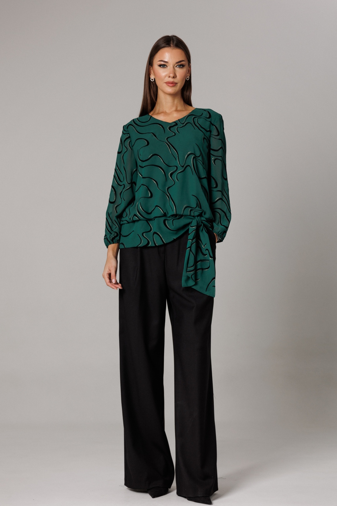 Костюм Lars Style 1164 черный+зеленый - фото 1