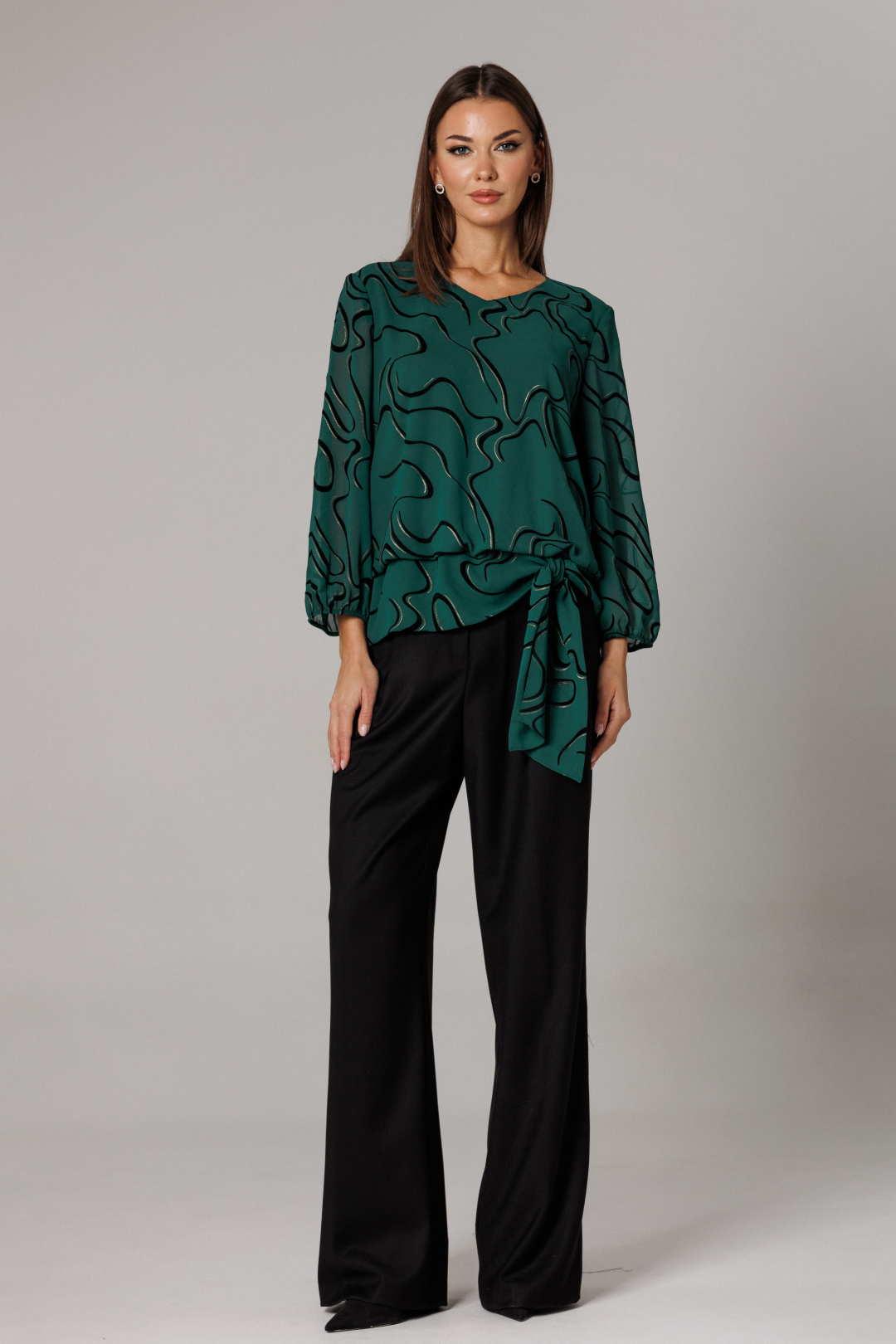 Костюм Lars Style 1164 черный+зеленый - фото 2