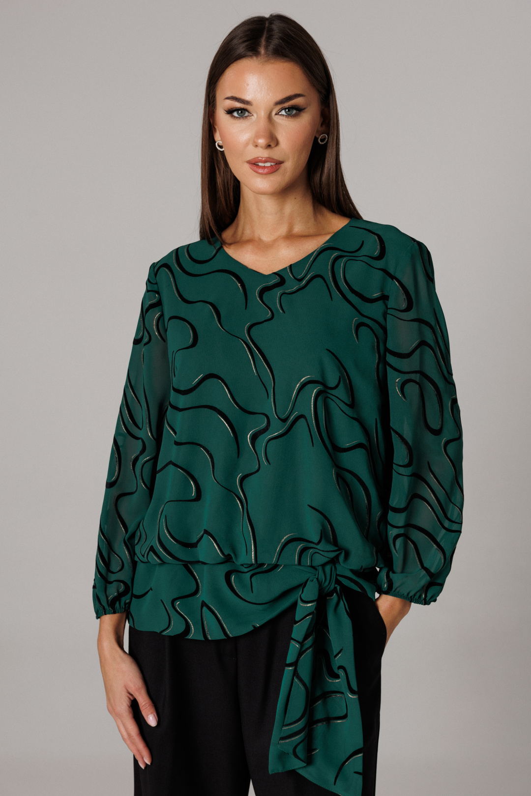 Костюм Lars Style 1164 черный+зеленый - фото 3