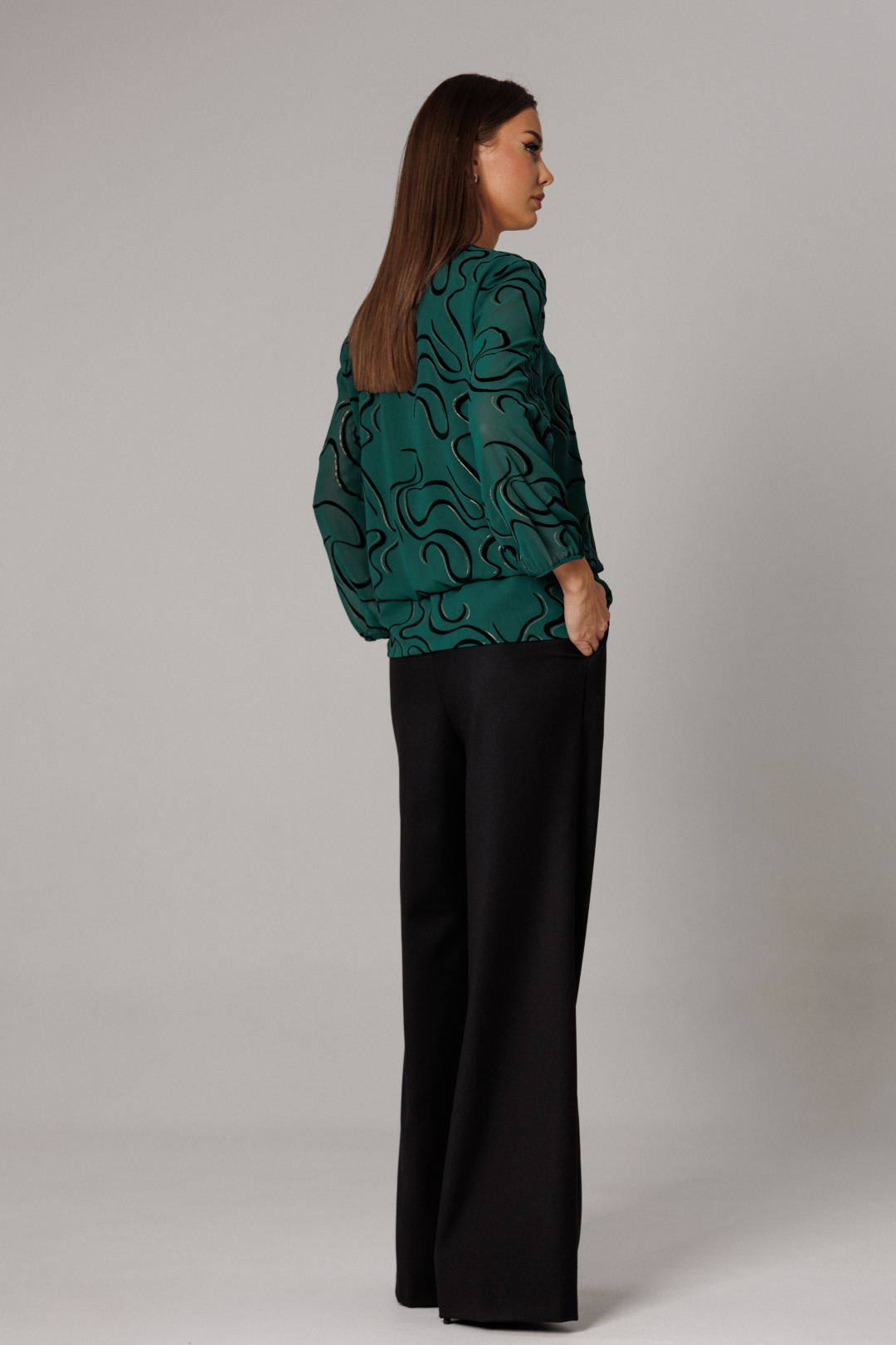 Костюм Lars Style 1164 черный+зеленый - фото 4