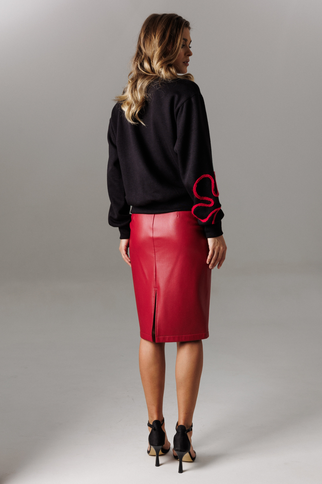 Костюм Lars Style 1185 черный+красный - фото 4