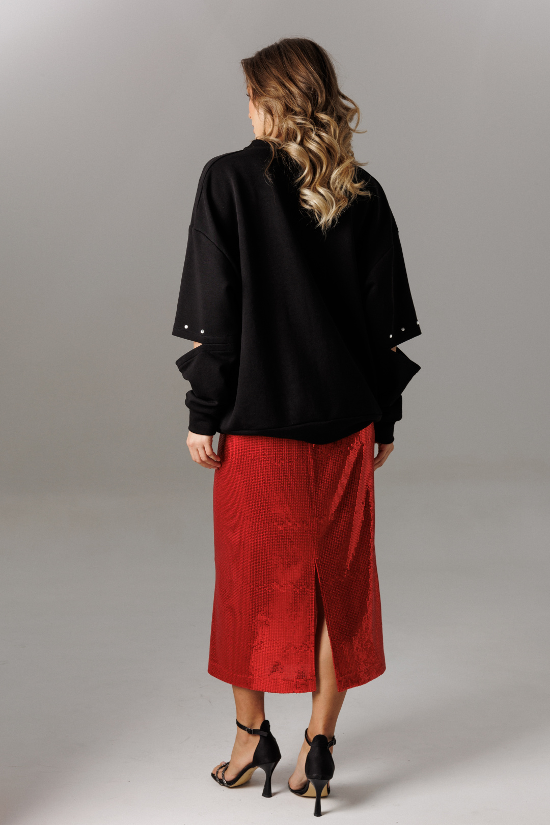 Блузка Lars Style 1187/1 черный - фото 2