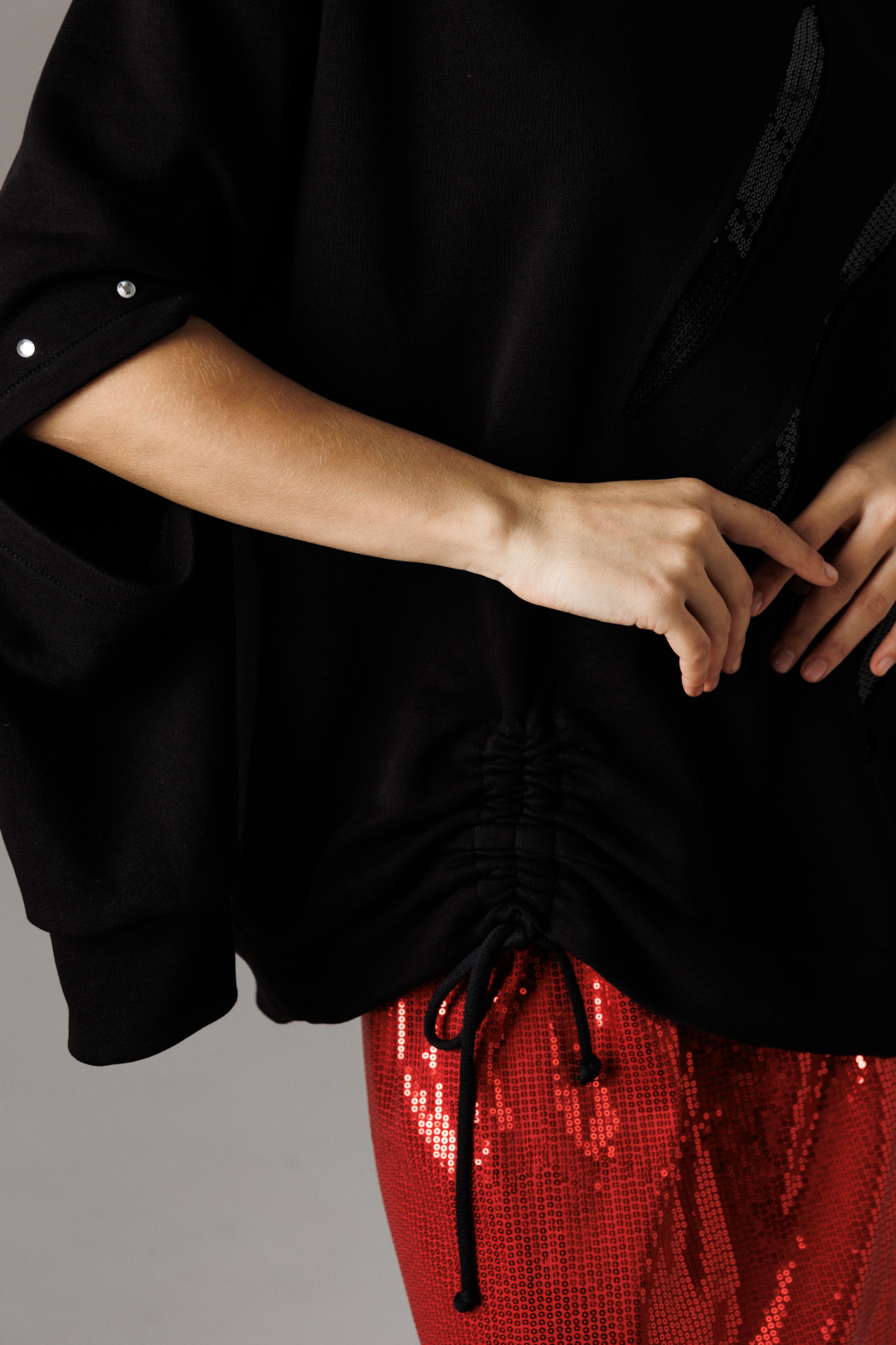 Блузка Lars Style 1187/1 черный - фото 4