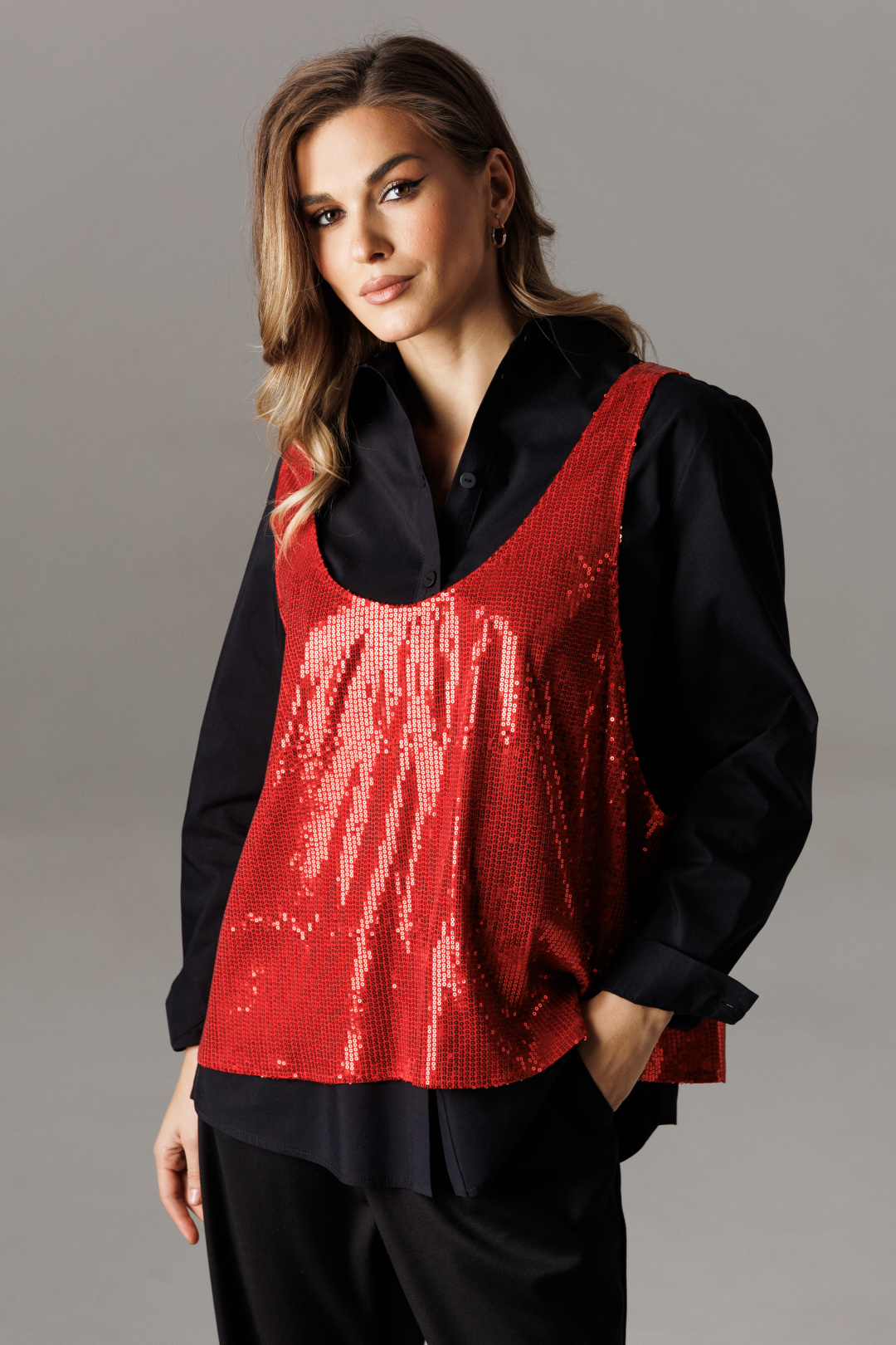 Костюм Lars Style 1189 красный+черный - фото 5