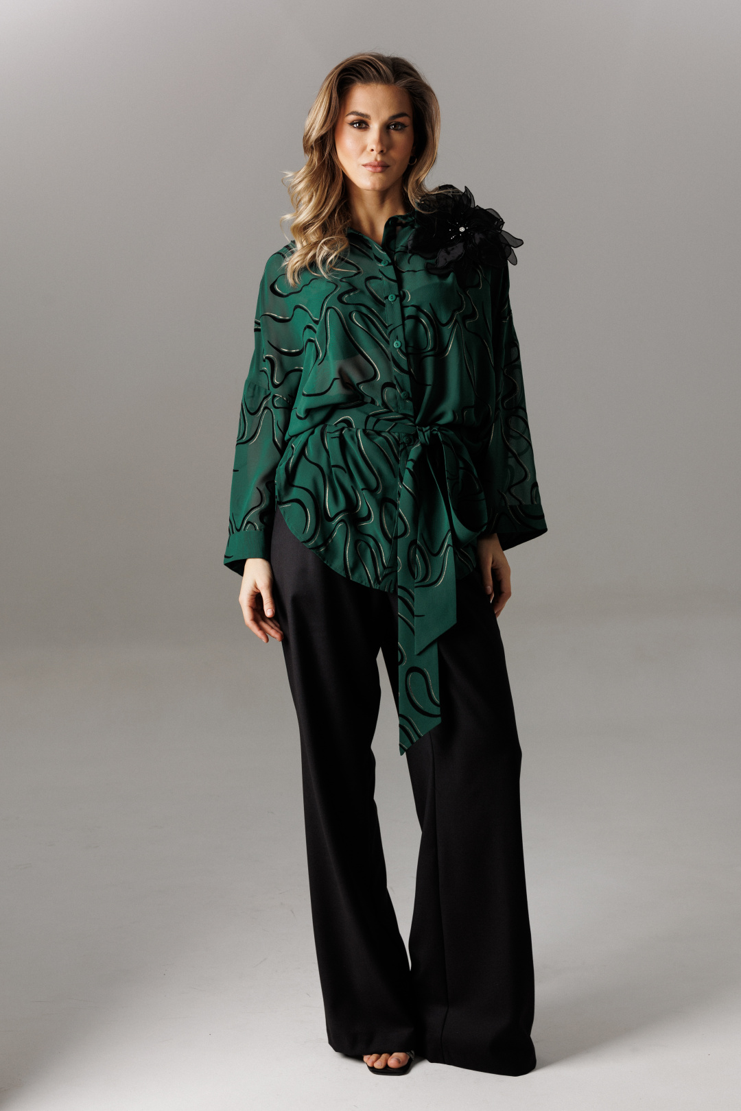 Костюм Lars Style 1192 черный+зеленый - фото 3