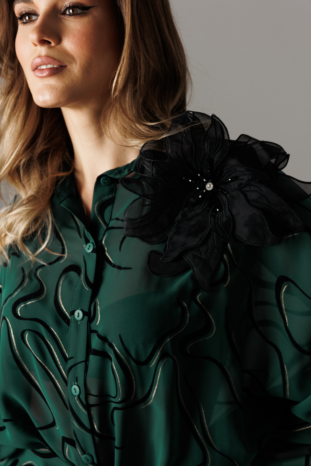 Костюм Lars Style 1192 черный+зеленый - фото 4