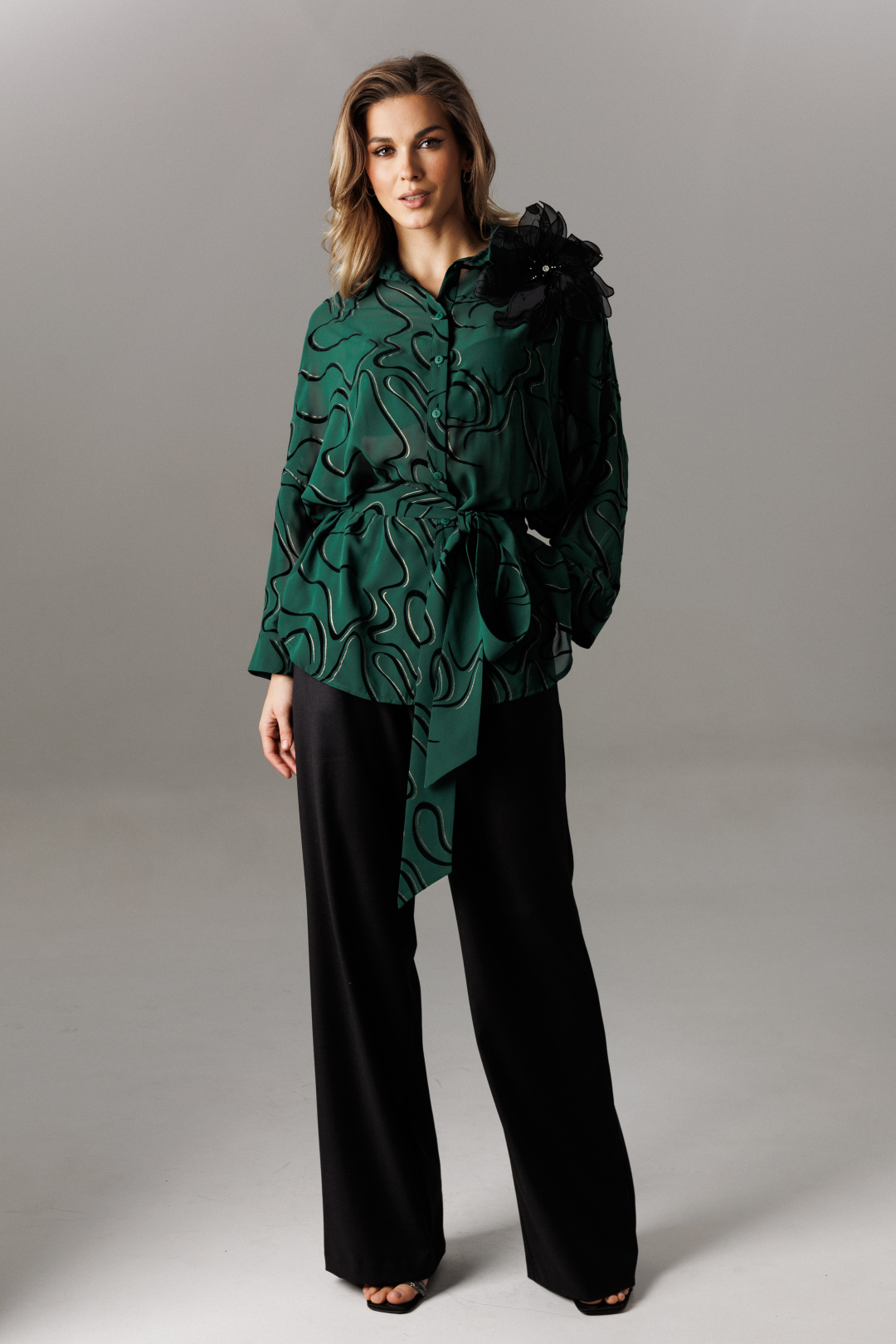 Костюм Lars Style 1192 черный+зеленый - фото 6