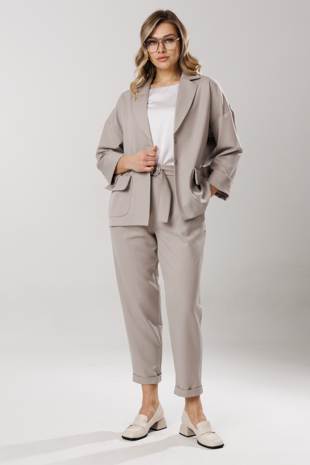 Костюм Lars Style 1201 оттенки серого - фото 1