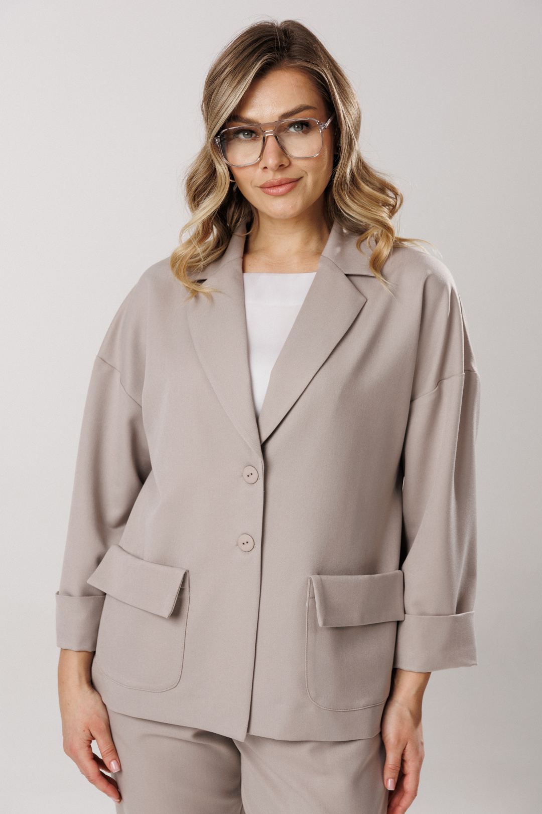 Костюм Lars Style 1201 оттенки серого - фото 4