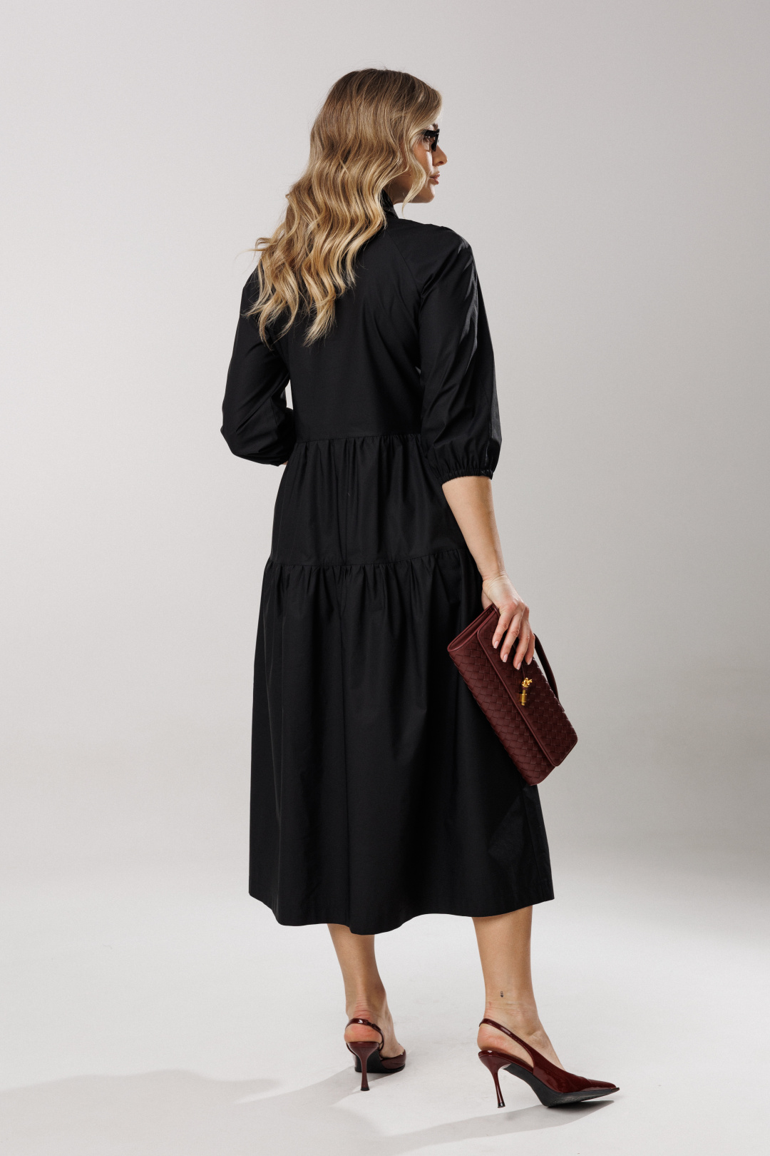 Платье Lars Style 1203 черный - фото 3