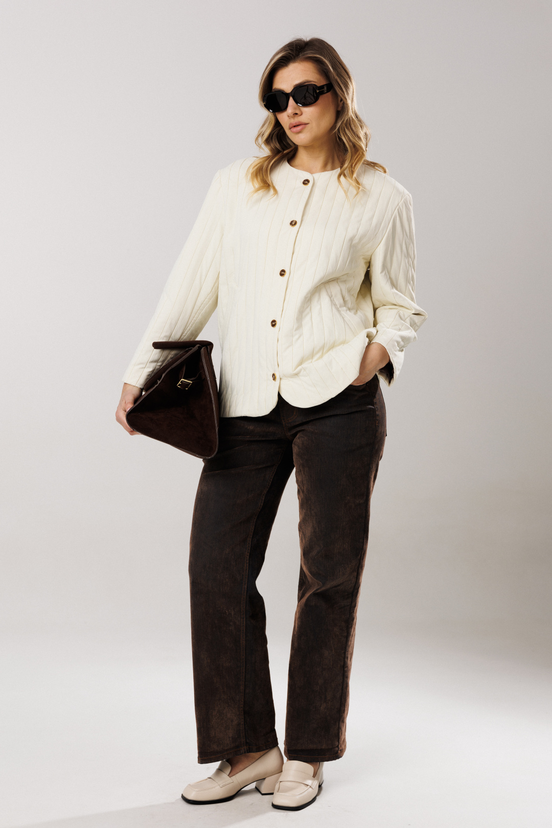 Жакет Lars Style 1207 молочный - фото 3