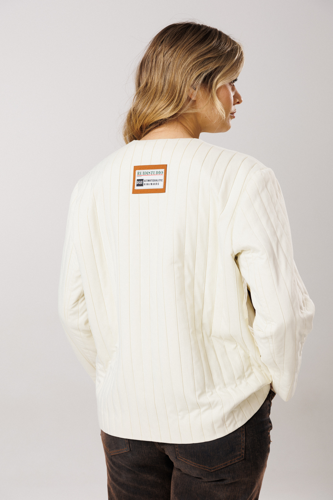 Жакет Lars Style 1207 молочный - фото 5