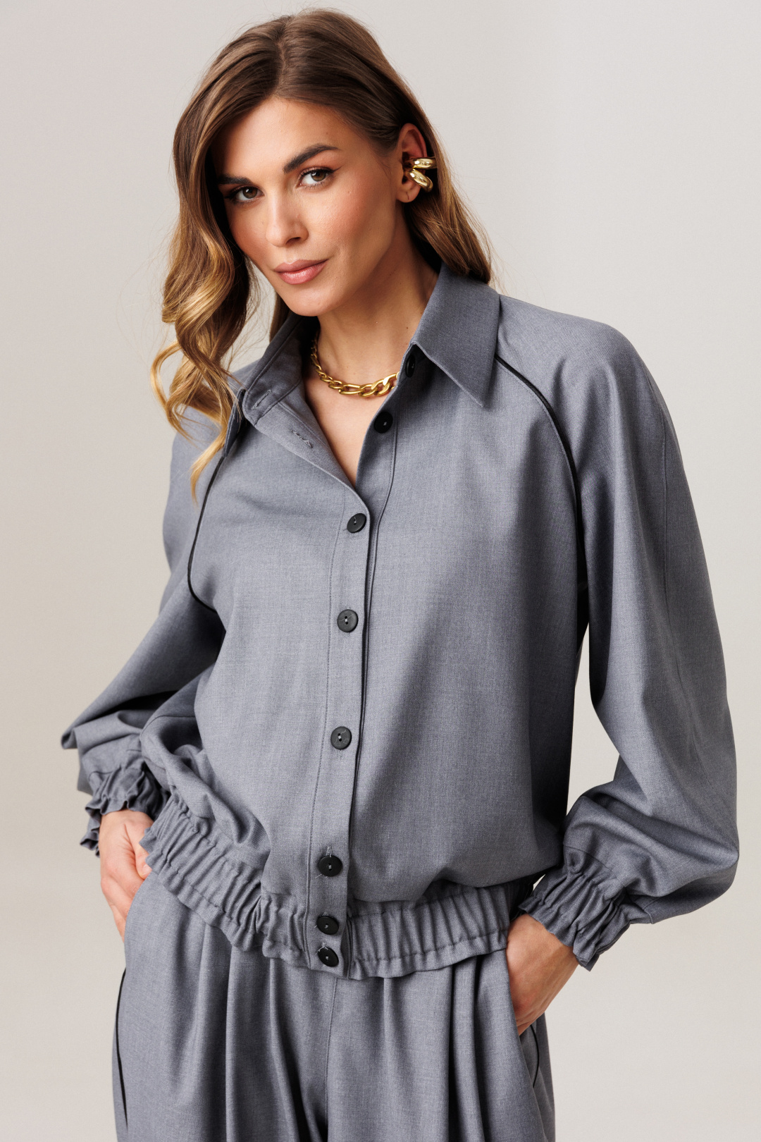 Костюм Lars Style 1211 оттенки серого