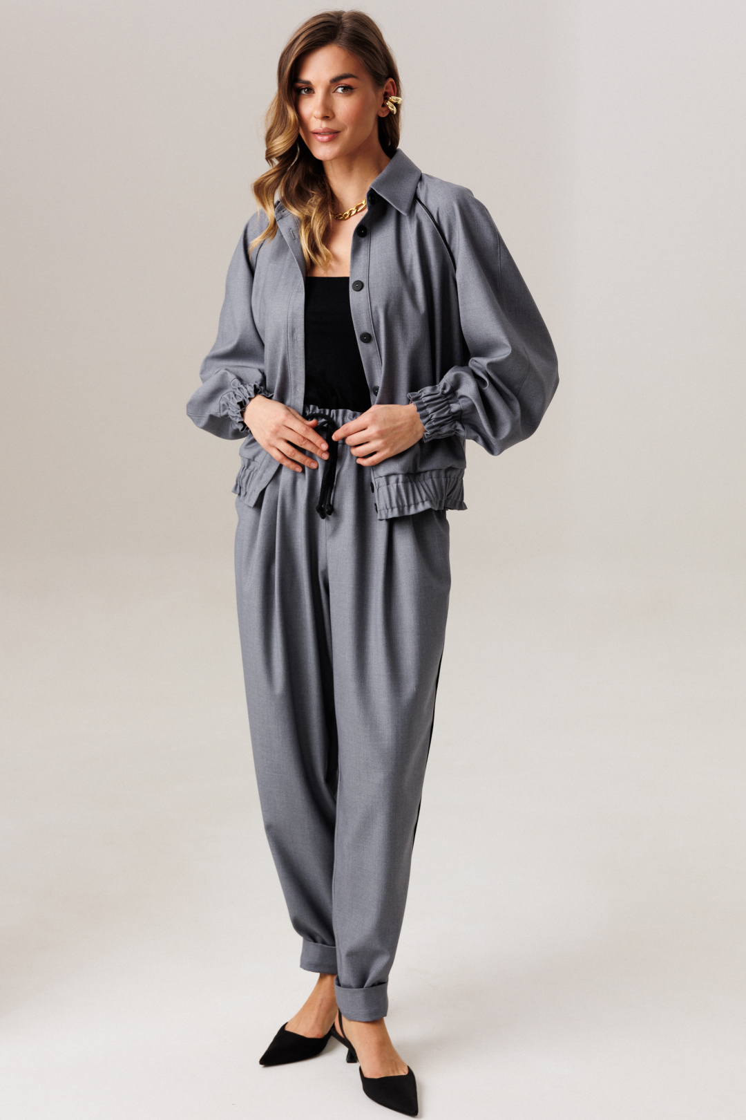 Костюм Lars Style 1211 оттенки серого