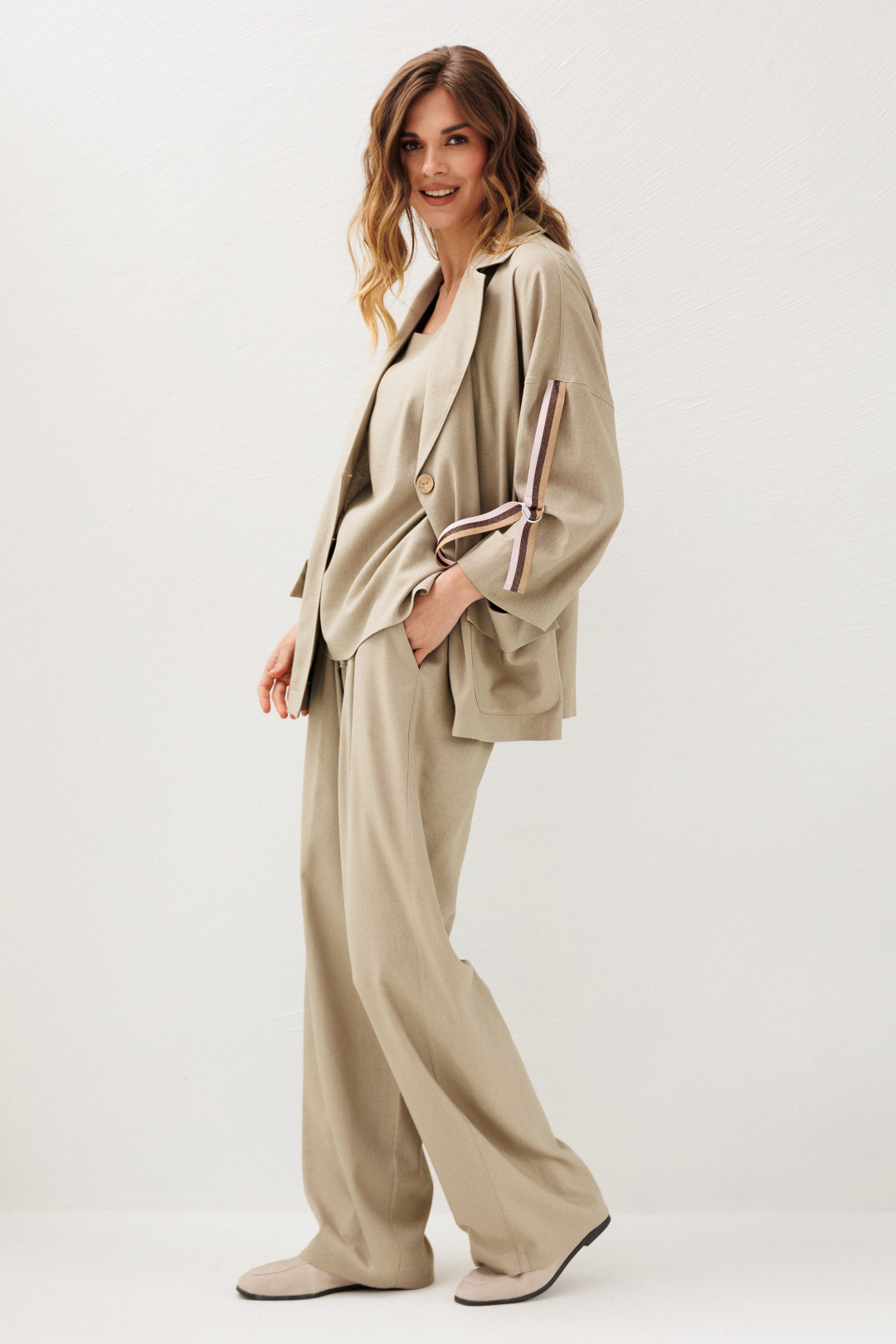 Костюм Lars Style 1229 оттенки бежевого