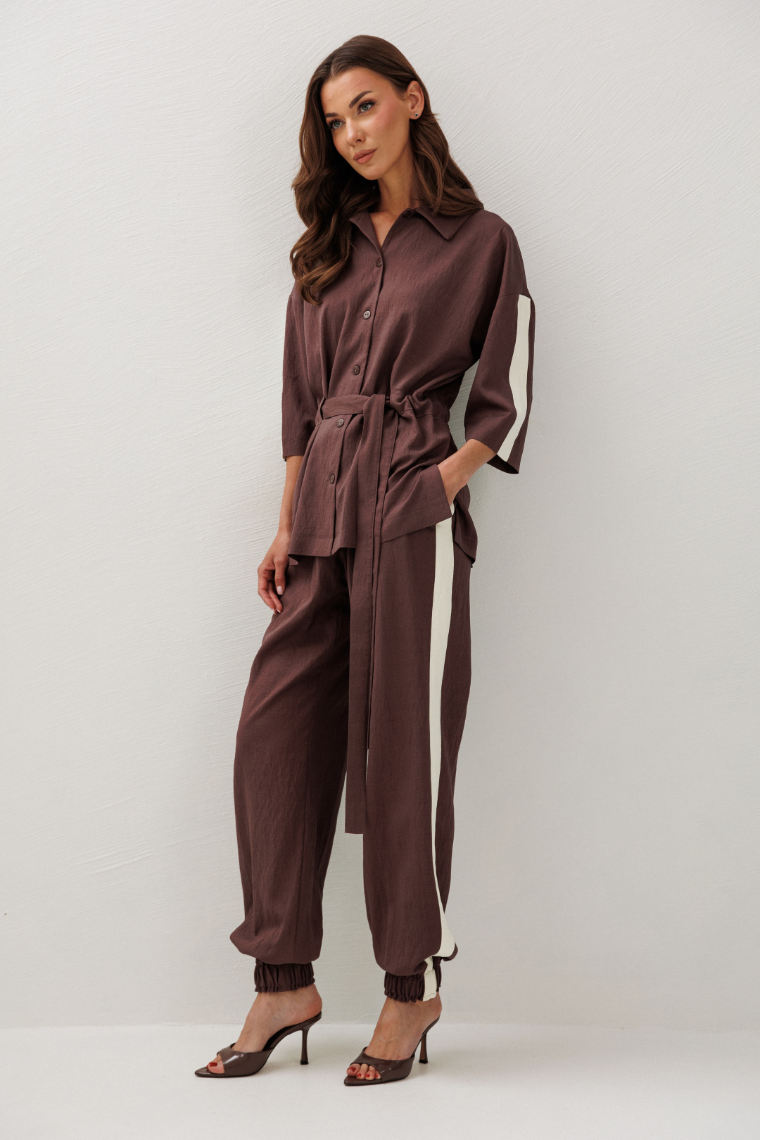 Костюм Lars Style 1236 шоколадный+молочный