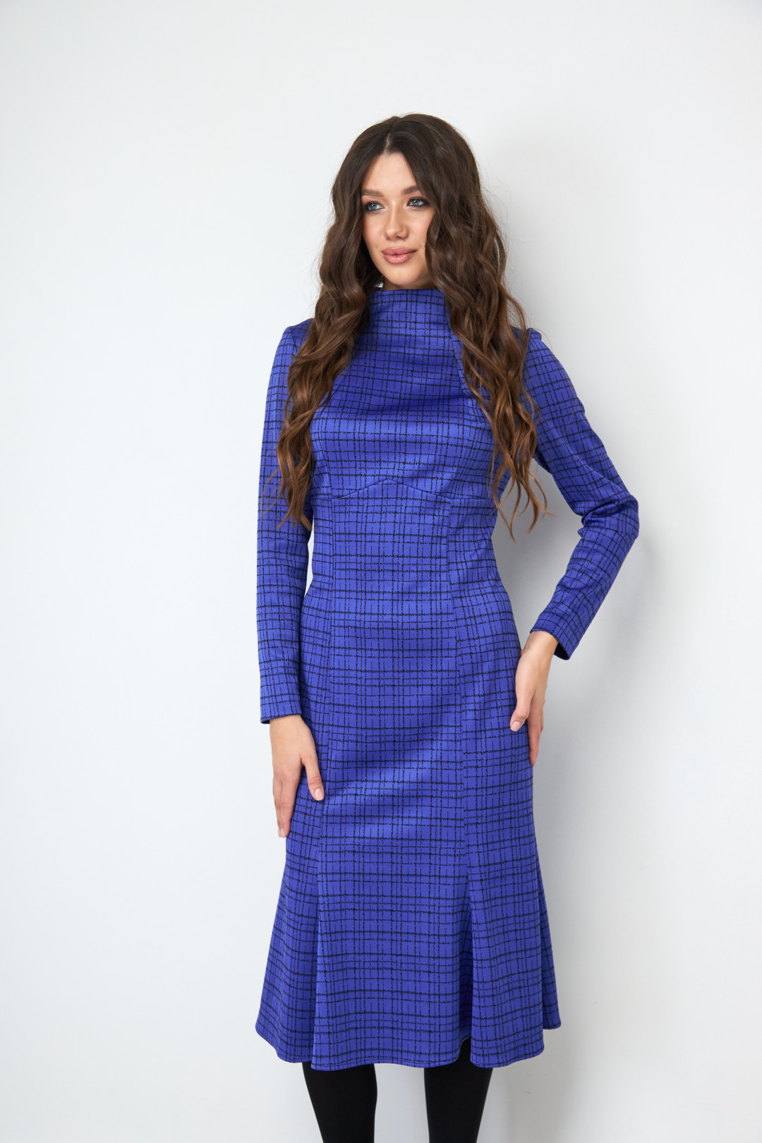 Платье Lars Style 747 синий - фото 2