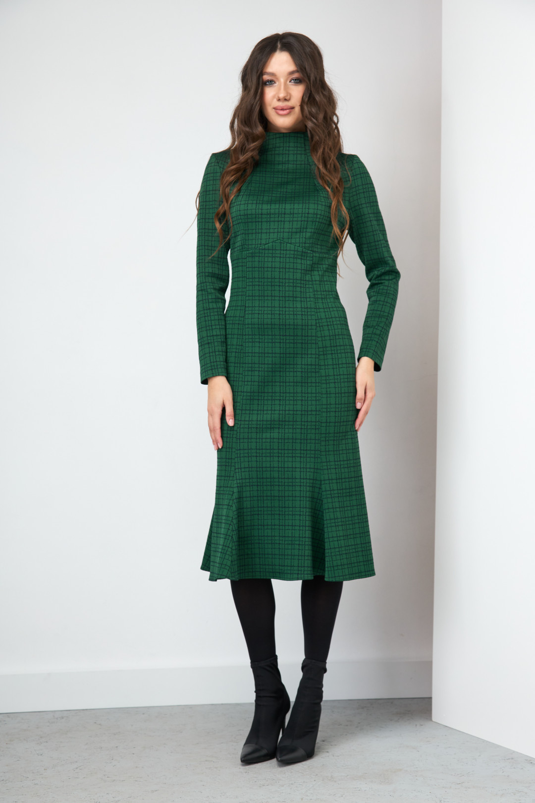 Платье Lars Style 747/1 зеленый - фото 4