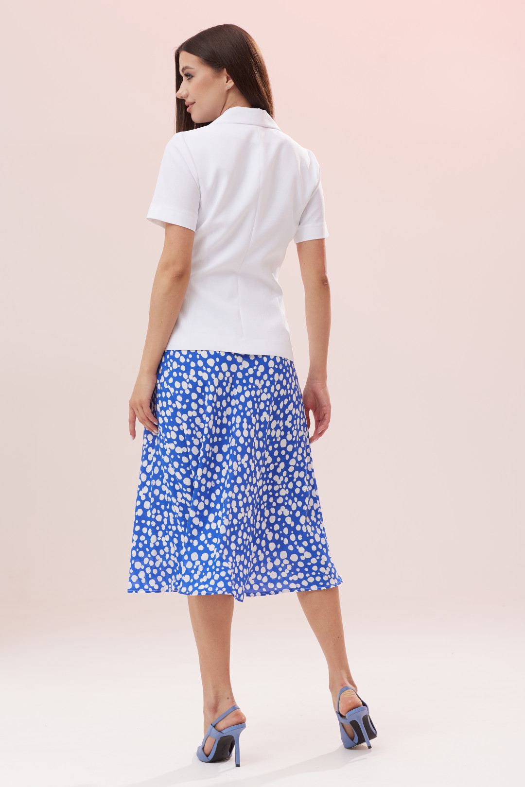 Костюм Lars Style 784 белый, синий - фото 3