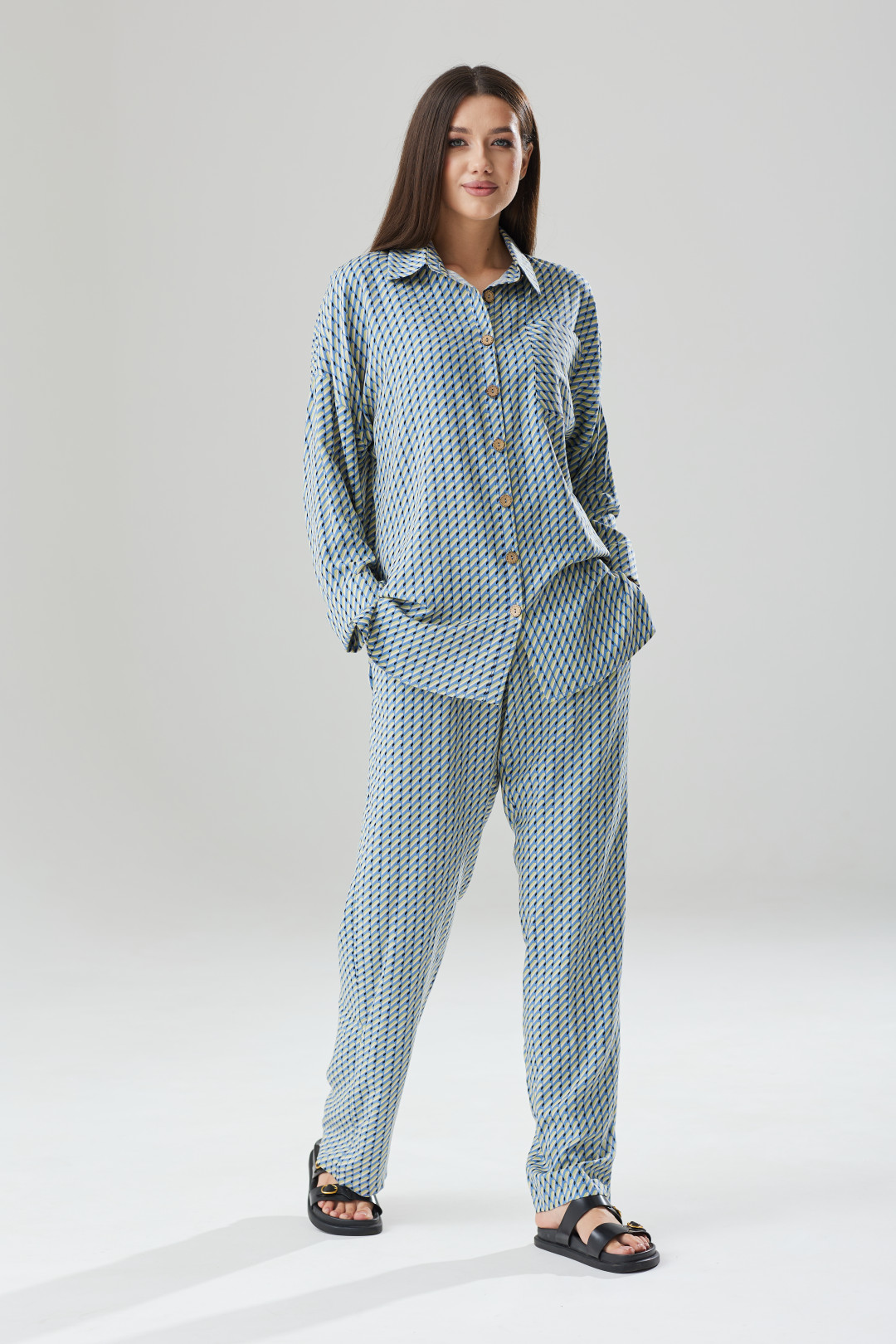 Костюм Lars Style 805 голубой - фото 3