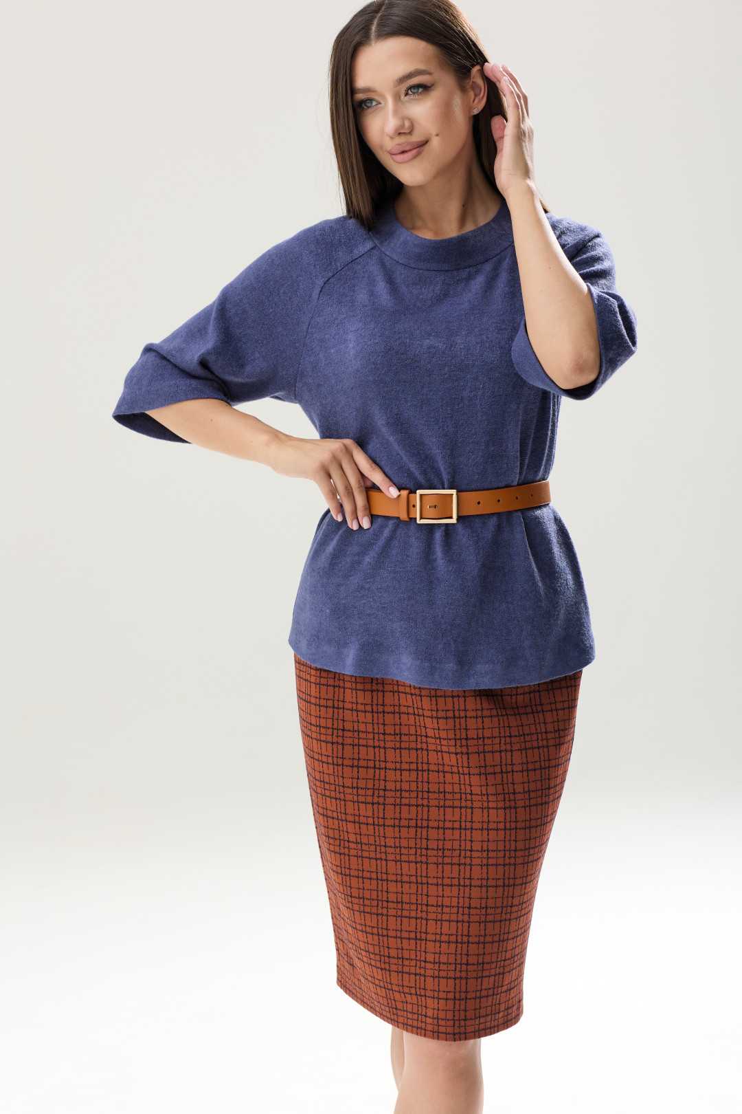 Костюм Lars Style 824 синий, терракотовый - фото 1