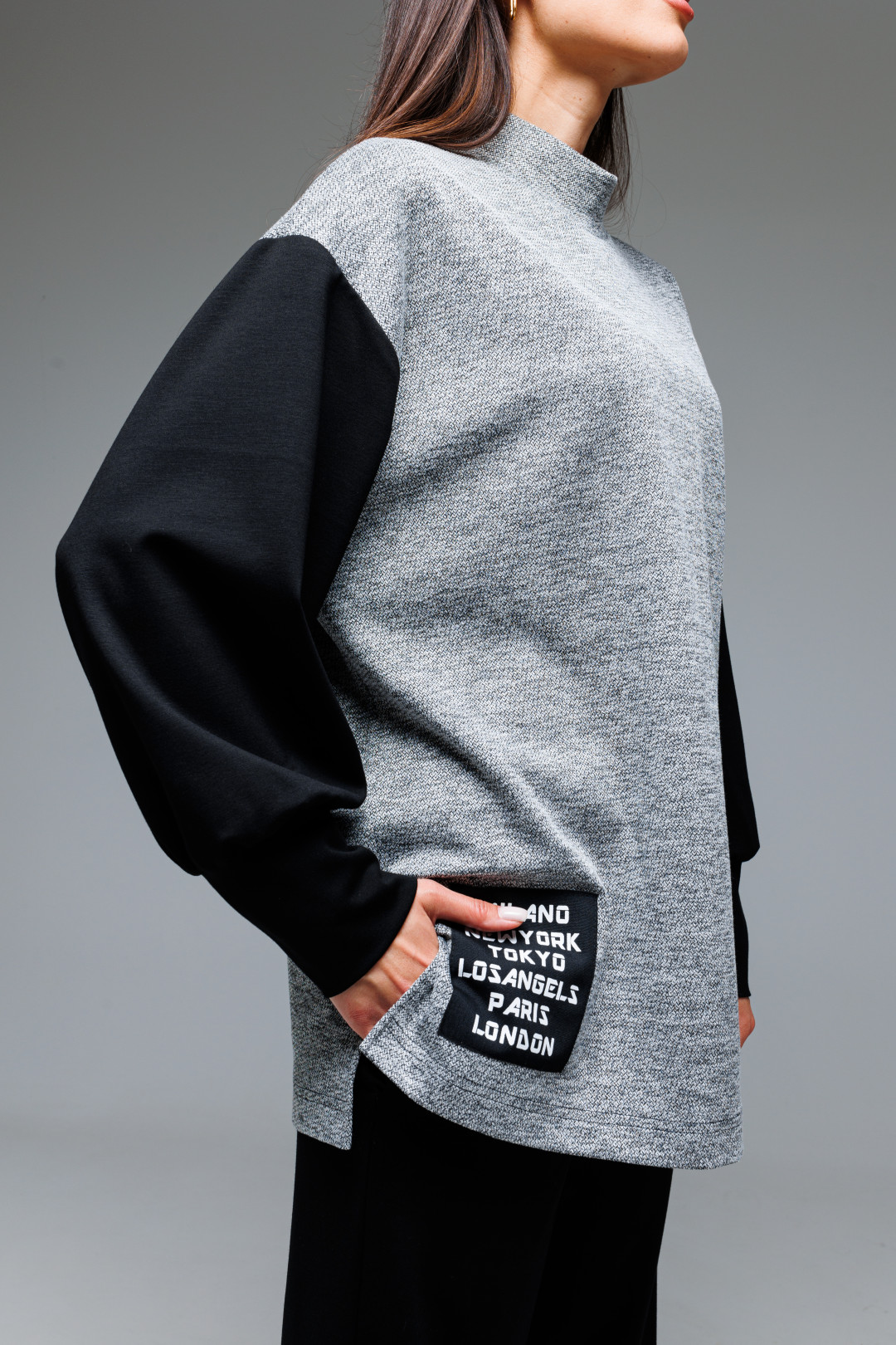 Костюм Lars Style 851 серый, черный - фото 4