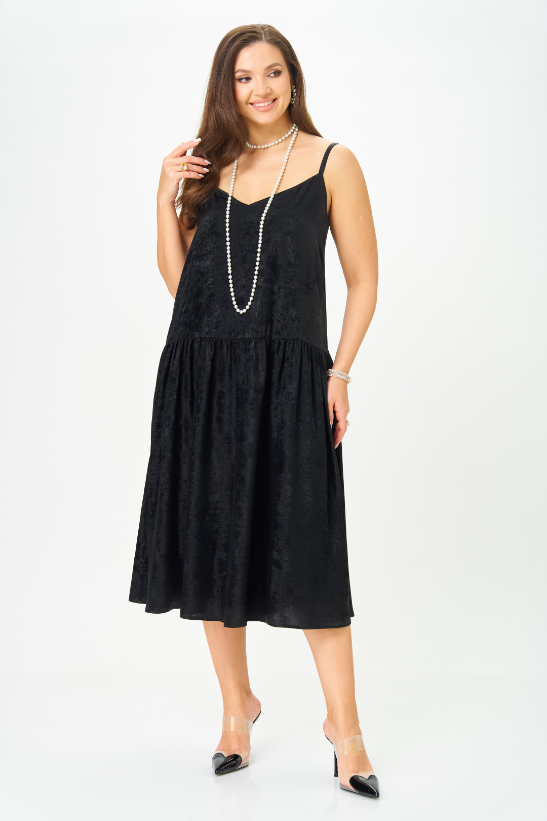 Костюм LeNata 20457 белый с черным