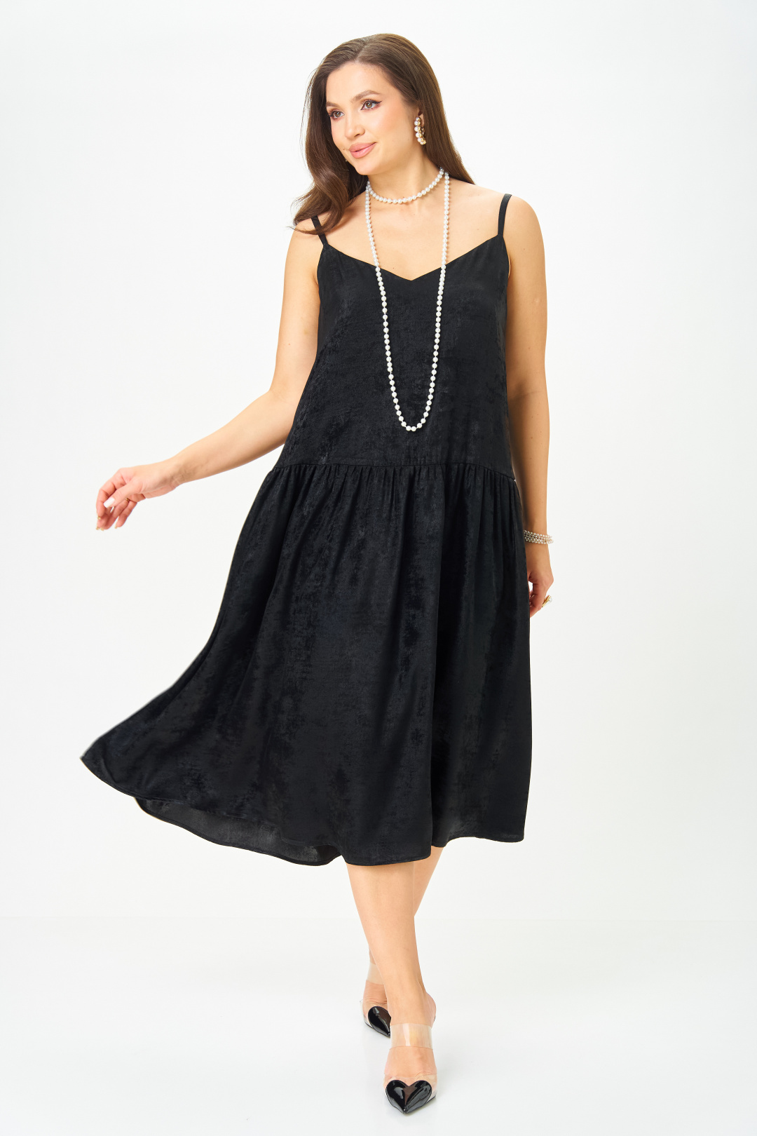 Костюм LeNata 20457 белый с черным