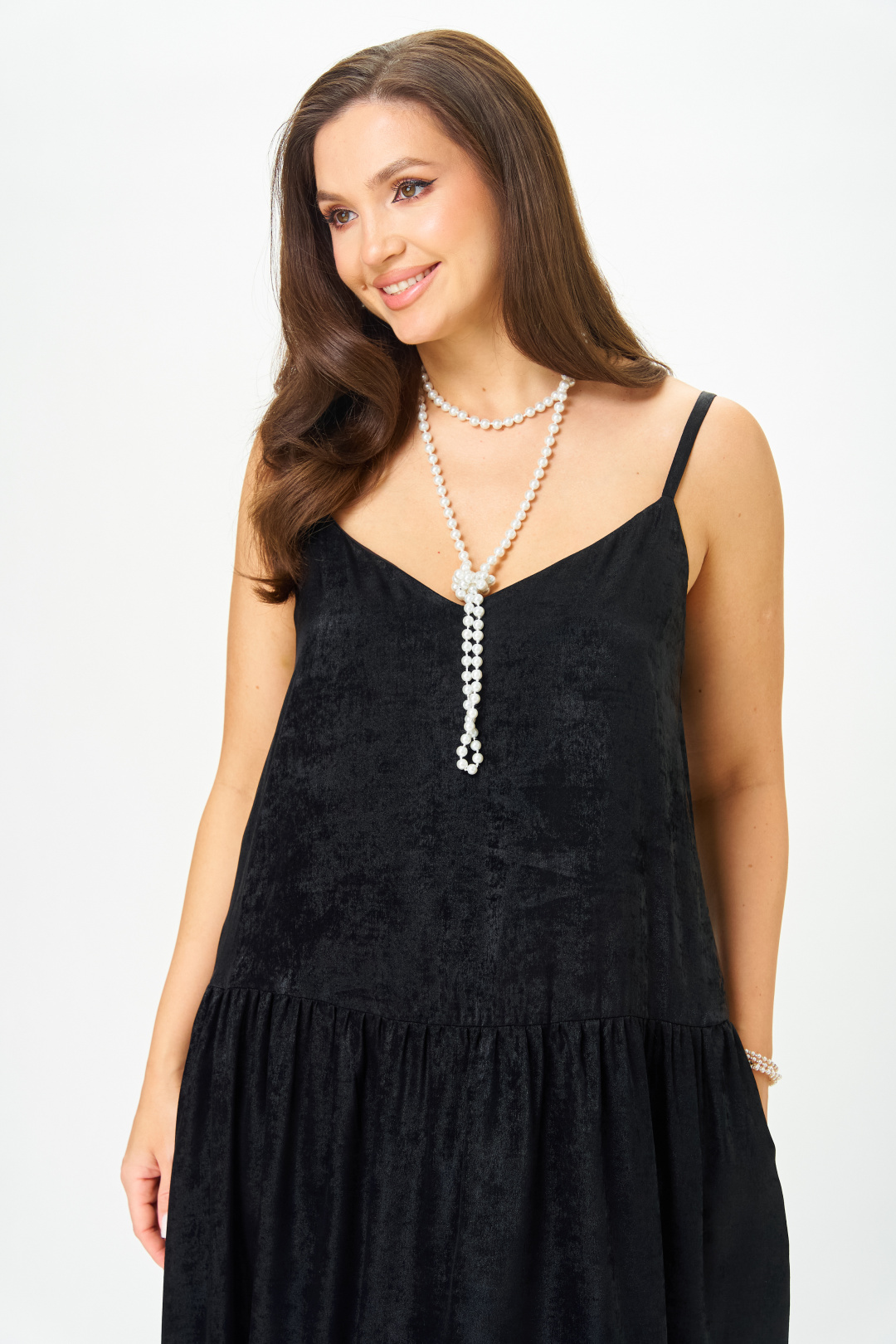 Костюм LeNata 20457 белый с черным