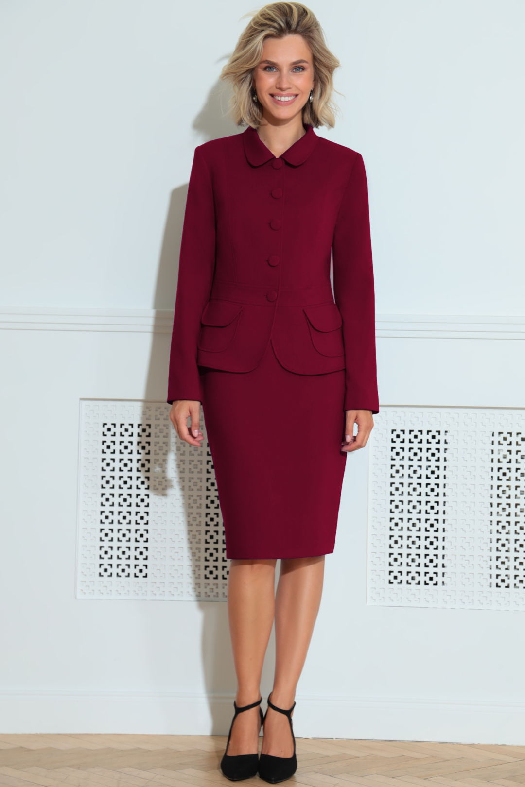 Костюм LeNata 21212 бордо - фото 1