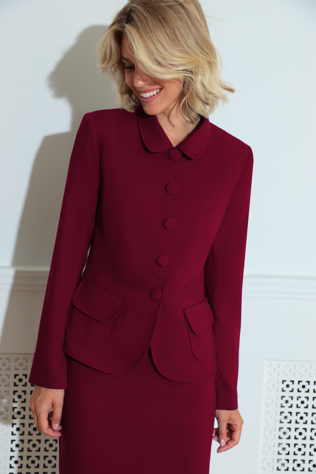 Костюм LeNata 21212 бордо - фото 2