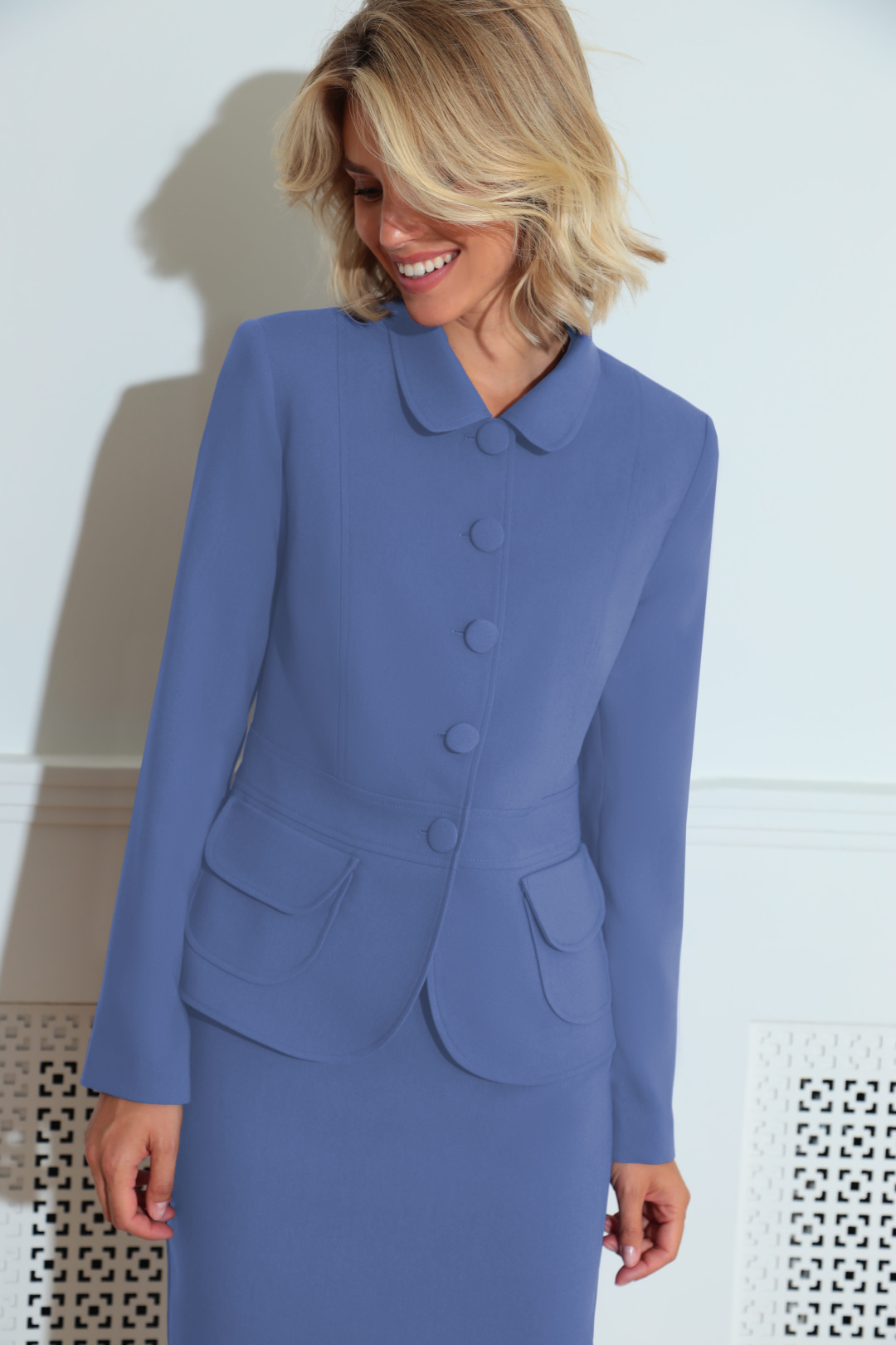 Костюм LeNata 21212 темно-голубой - фото 2