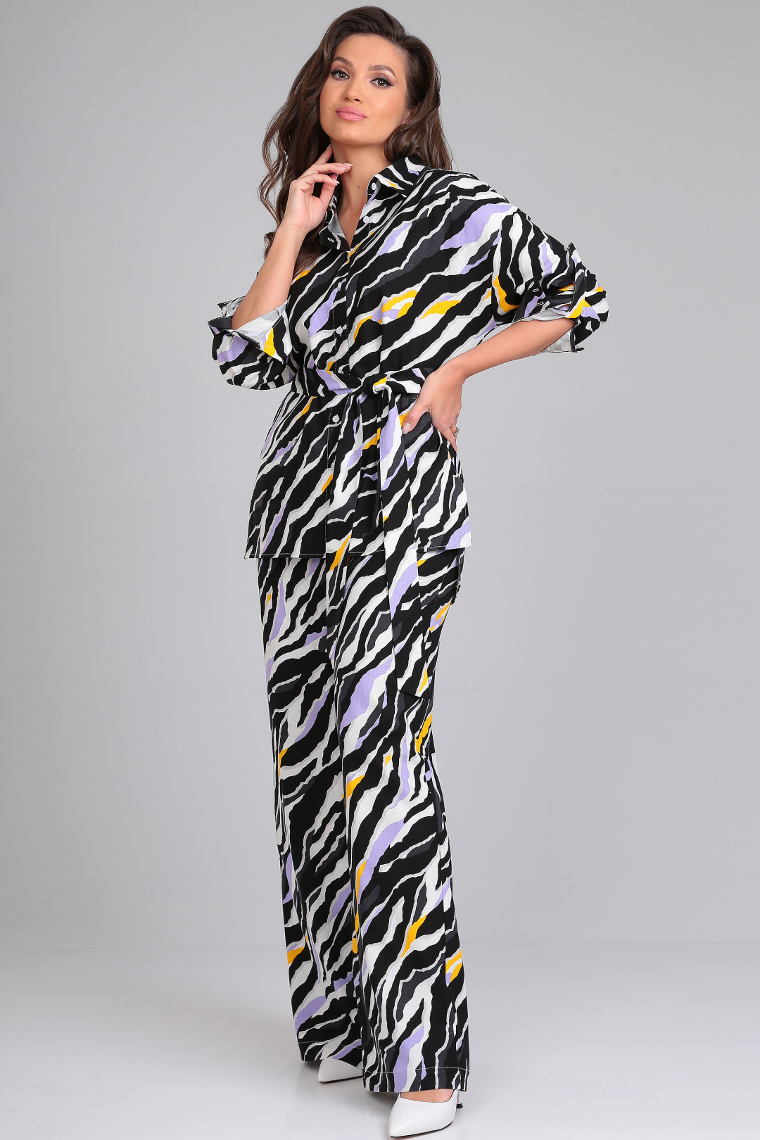 Костюм LeNata 21271 зебра фиолет - фото 3