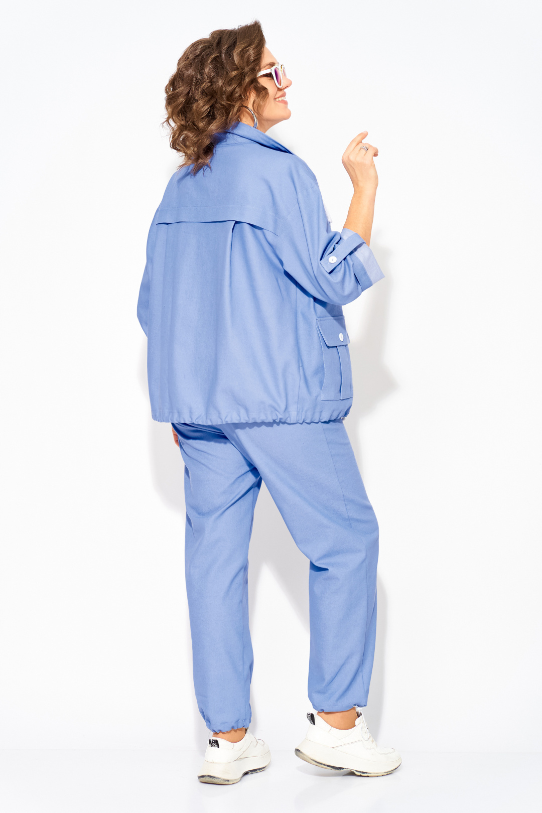 Костюм Лилиана 1445Н голубой - фото 6