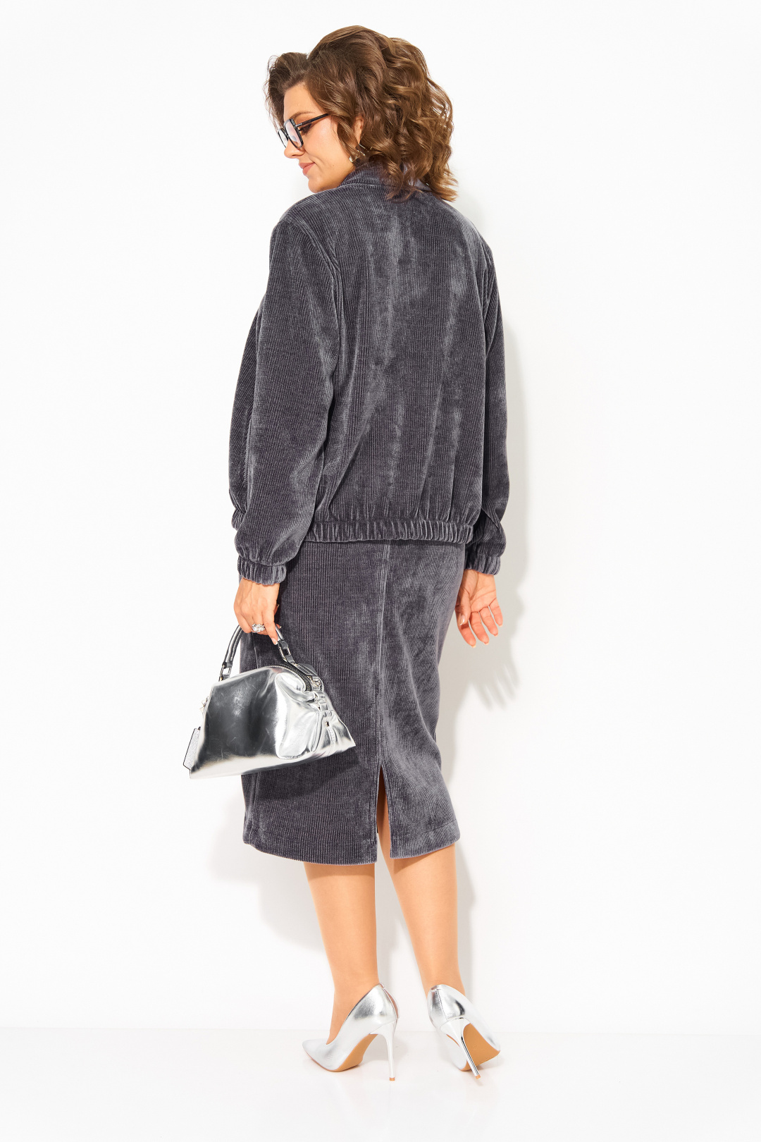 Костюм Лилиана 1487 графит - фото 5