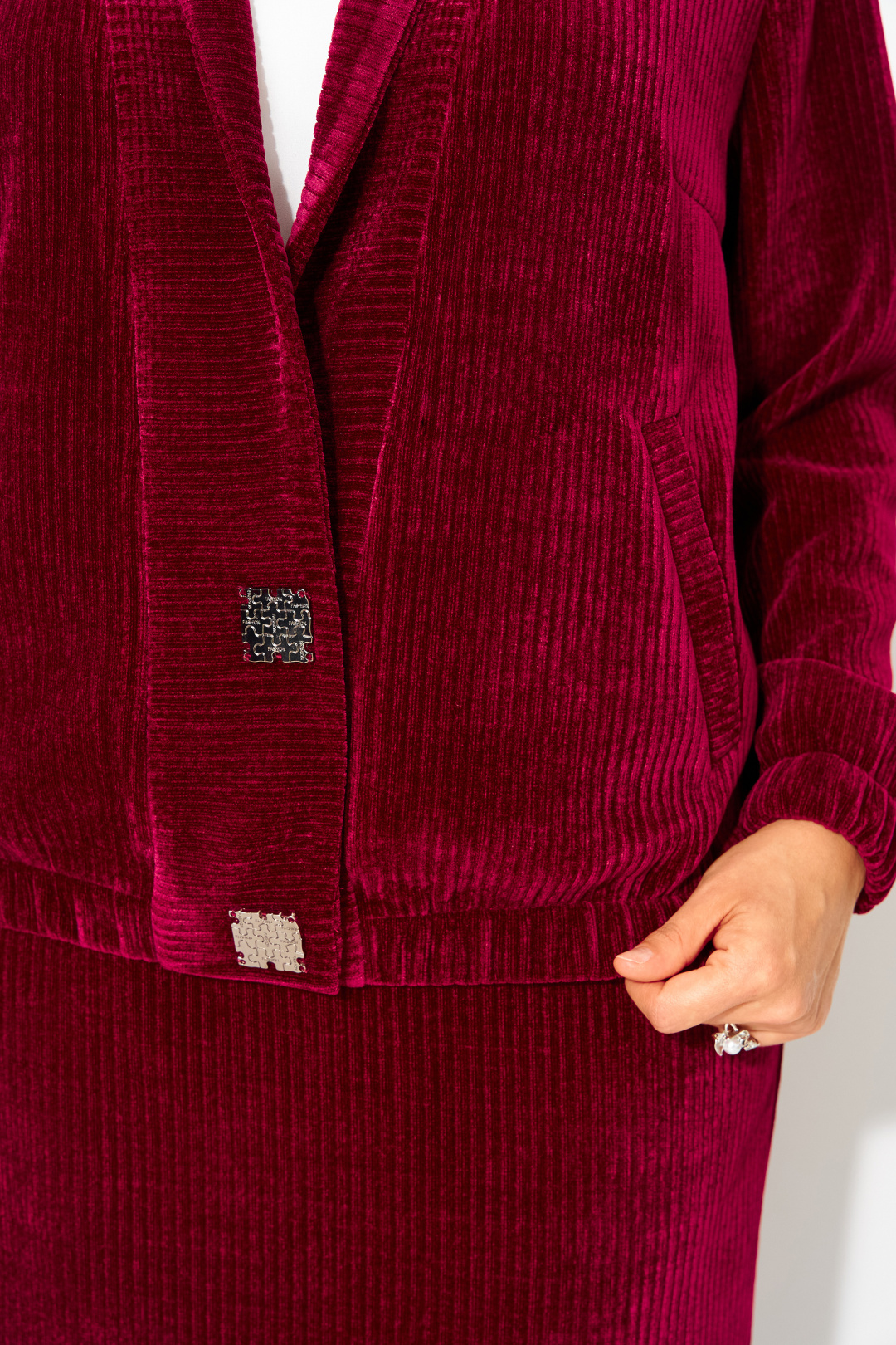 Костюм Лилиана 1487 винный - фото 6