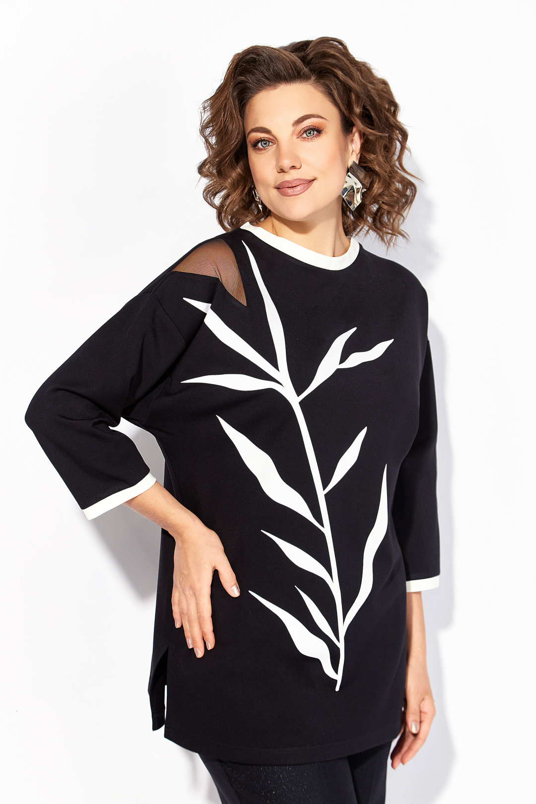Туника Лилиана 1495 черный