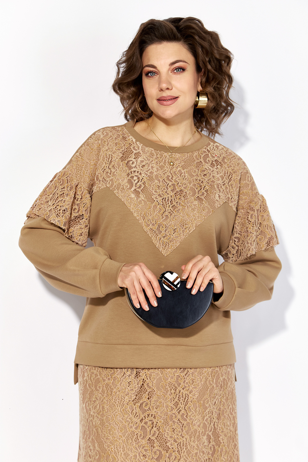 Костюм Лилиана 1499 карамель - фото 4