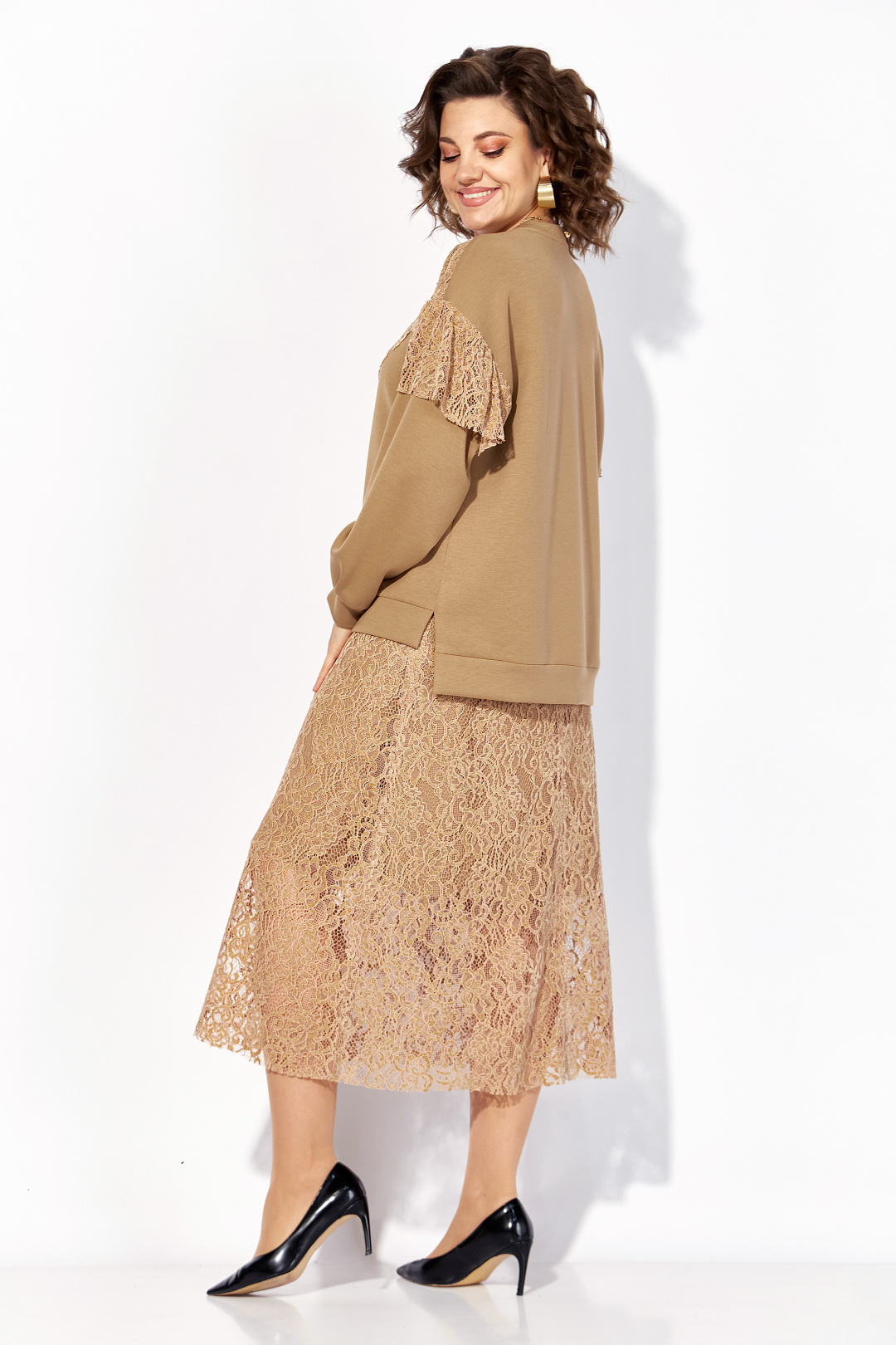 Костюм Лилиана 1499 карамель - фото 5