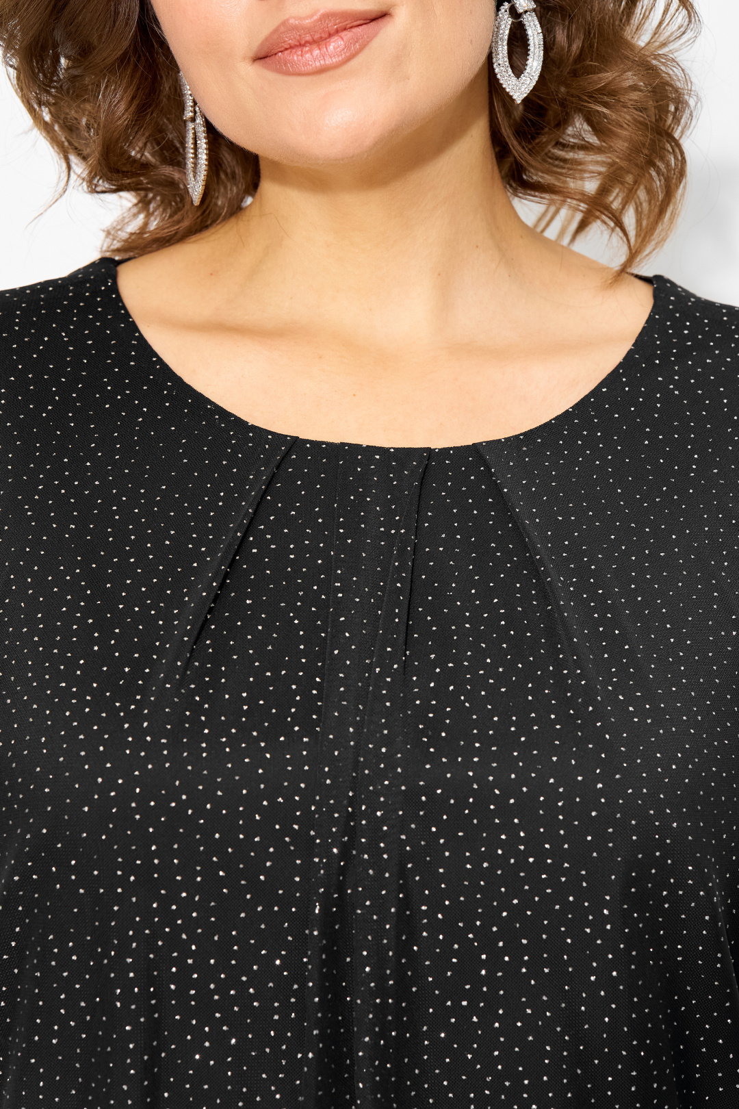 Блузка Лилиана 1502 черный - фото 4