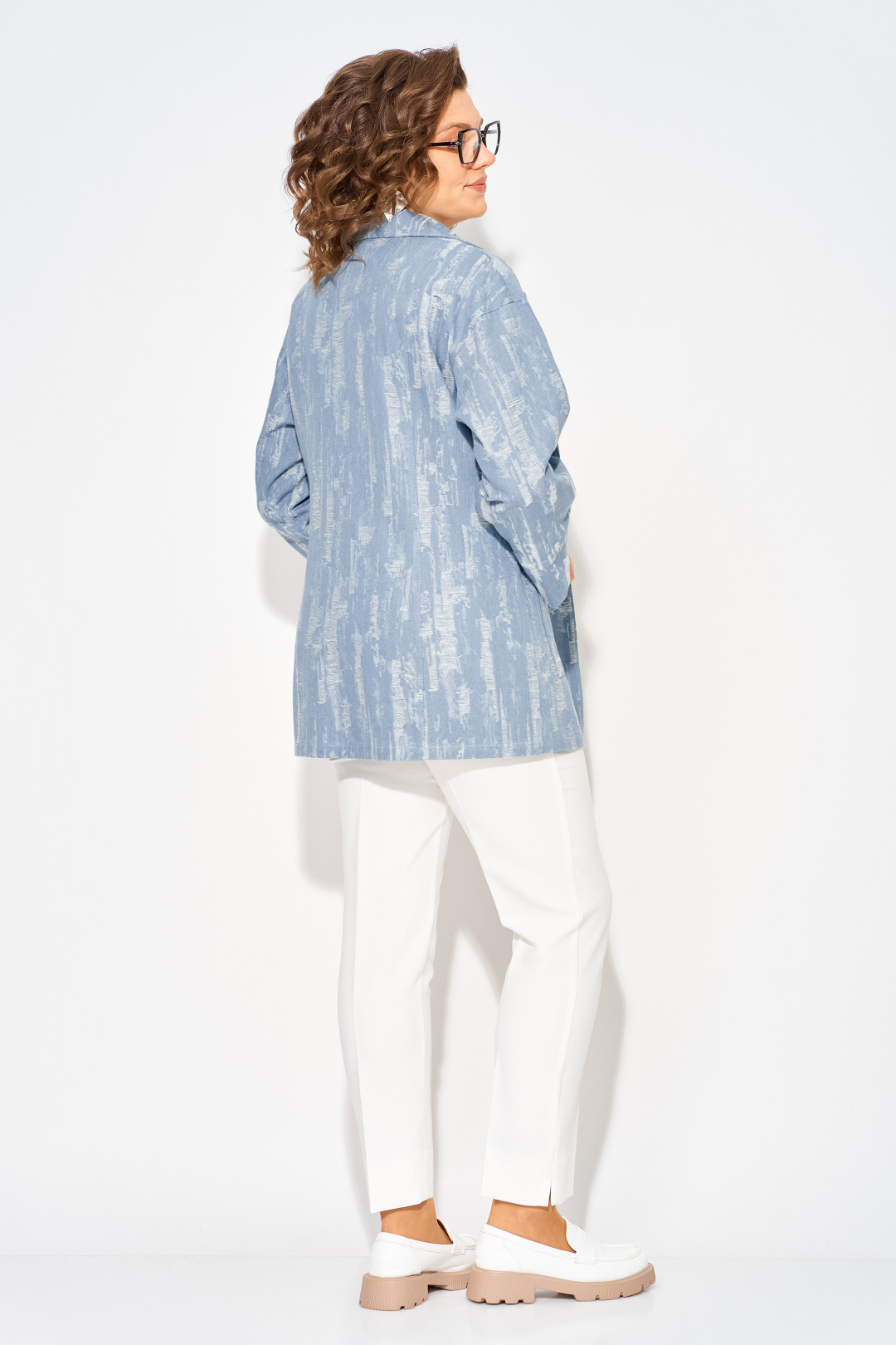 Жакет Лилиана 1505 джинс меланж