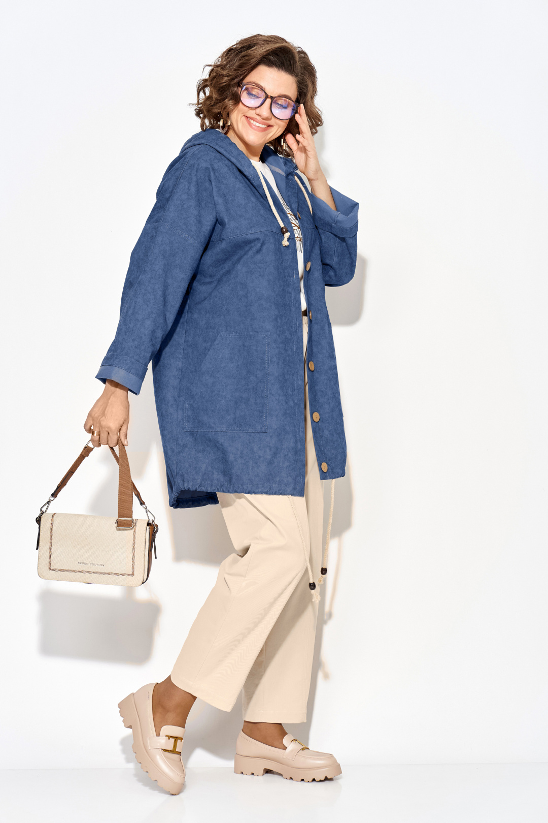 Брюки Лилиана 1507 экрю - фото 3