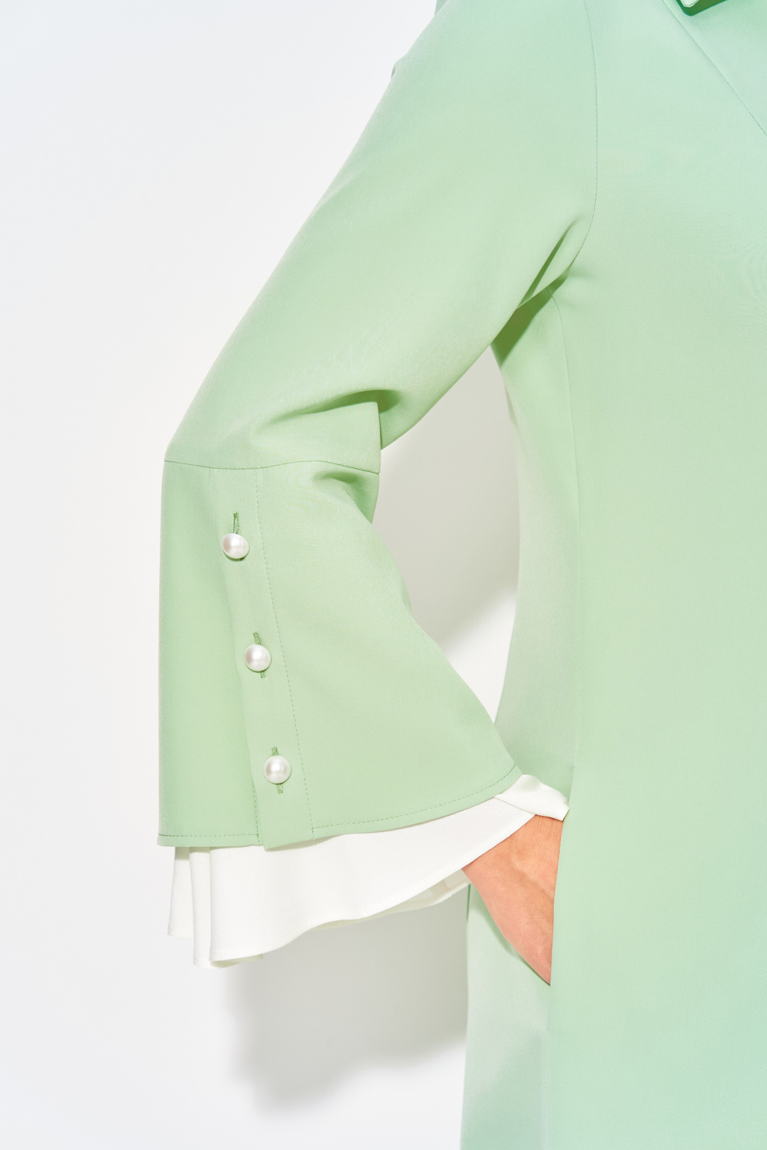 Платье Лилиана 1508 фисташка - фото 5