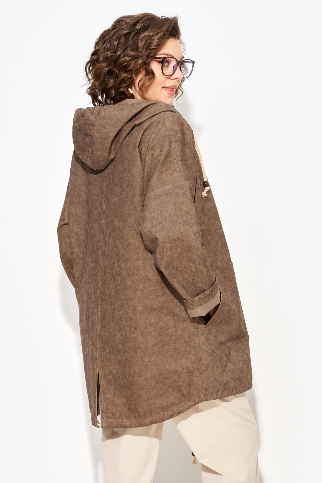 Костюм Лилиана 1509-1507 шоколад + экрю