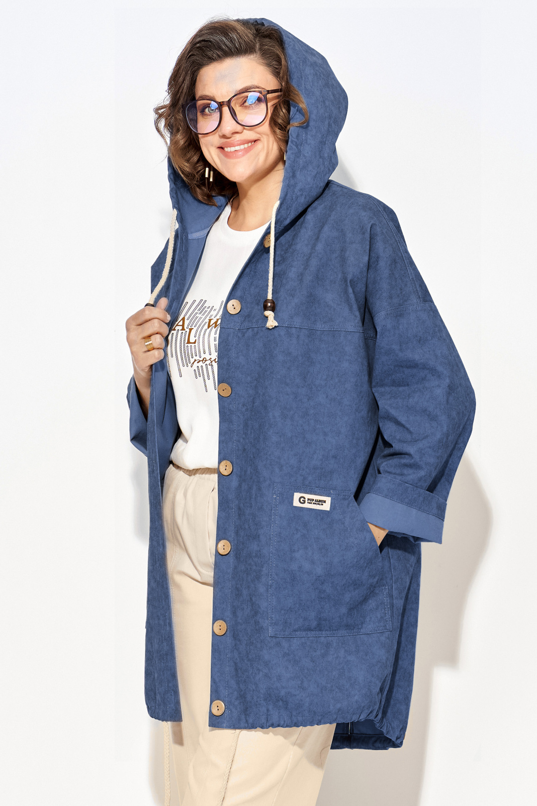 Куртка Лилиана 1509 синий - фото 1