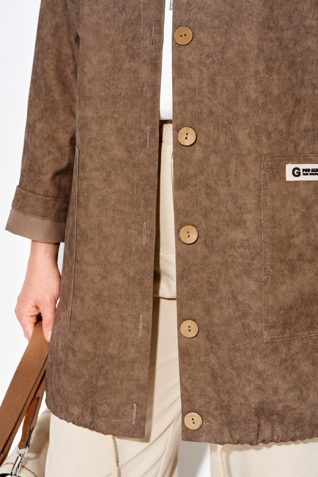 Куртка Лилиана 1509 шоколад - фото 2