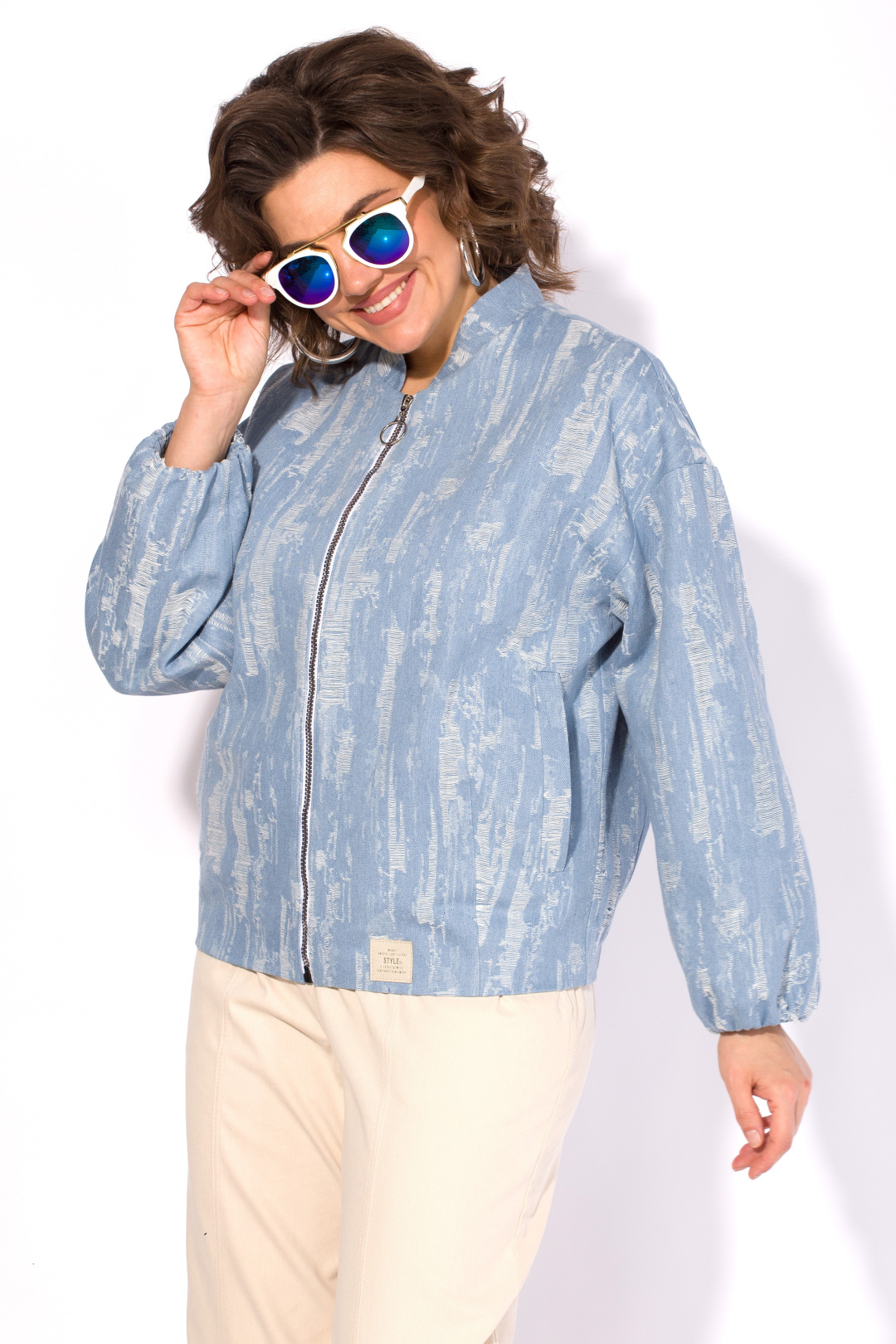 Жакет Лилиана 1517 джинсовый