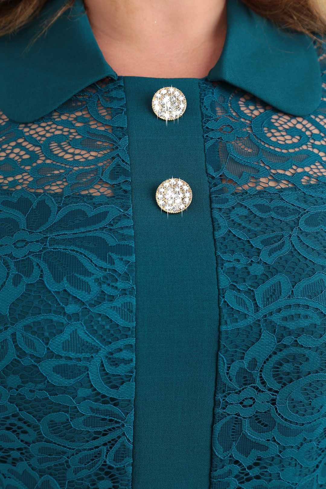 Платье Лиона-Стиль 667 изумруд